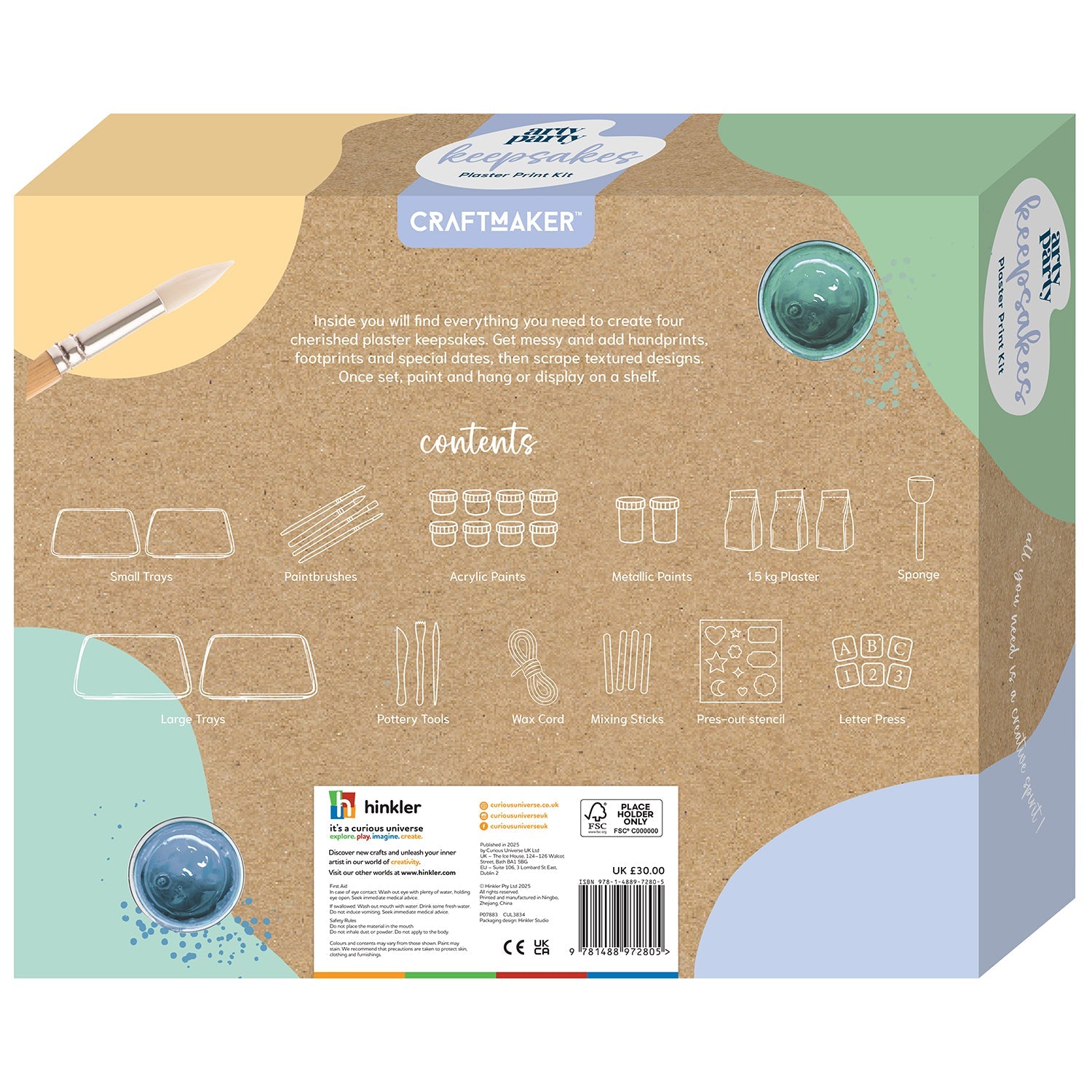 Parragon Publishing Craft Maker Arty Party Keepsakes Kit for 8+ Years kids - Art & Craft