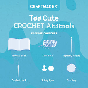 Parragon Publishing Craft Maker Crochet Animals Craft Kit for 8+ Years kids - Art & Craft