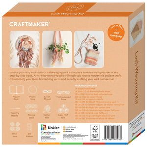 Parragon Publishing Craft Maker Lush Weaving Kit for 6+ Years kids - Art & Craft