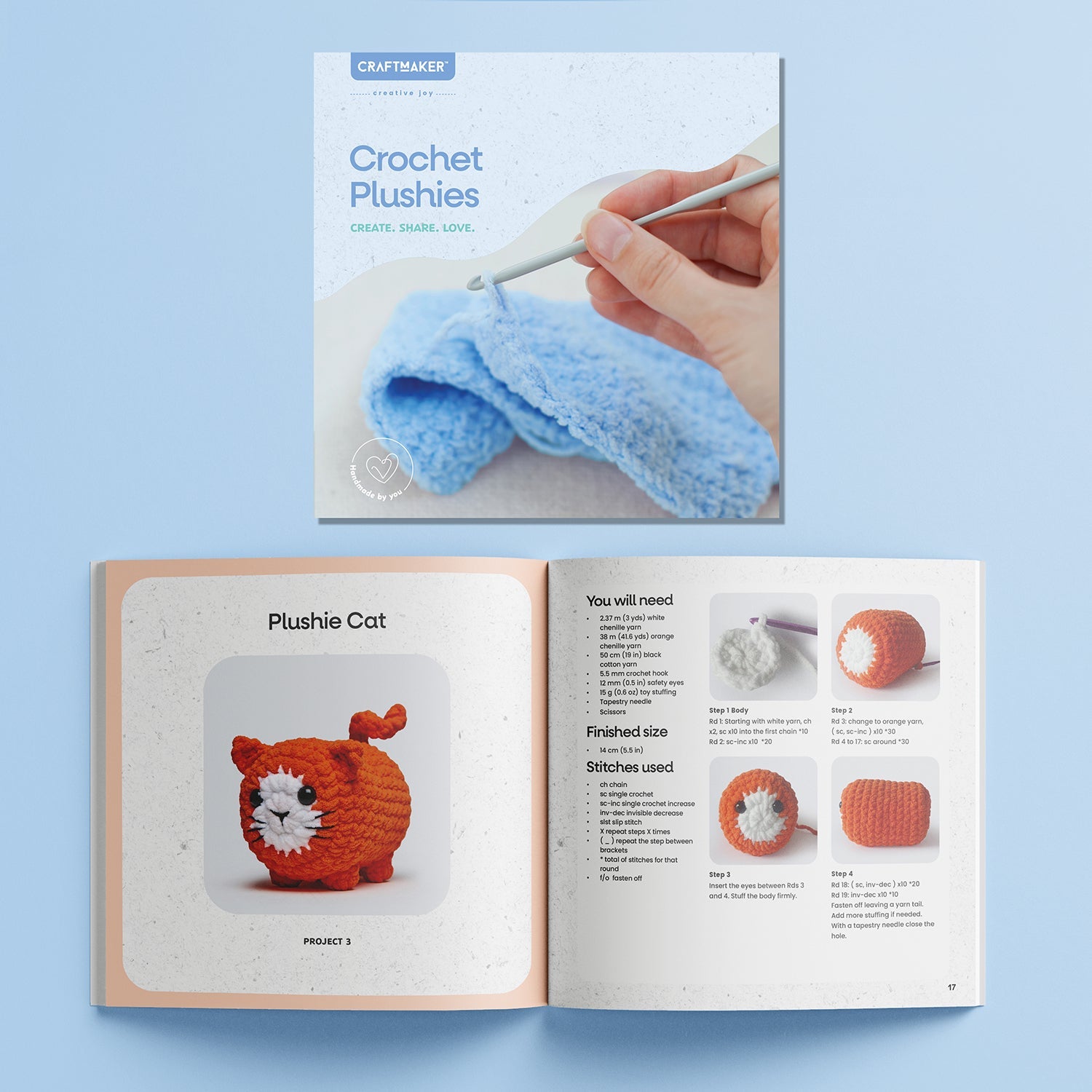 Parragon Publishing Cute Crochet Animals craft kit for 8+ Years Kids - Art & Craft