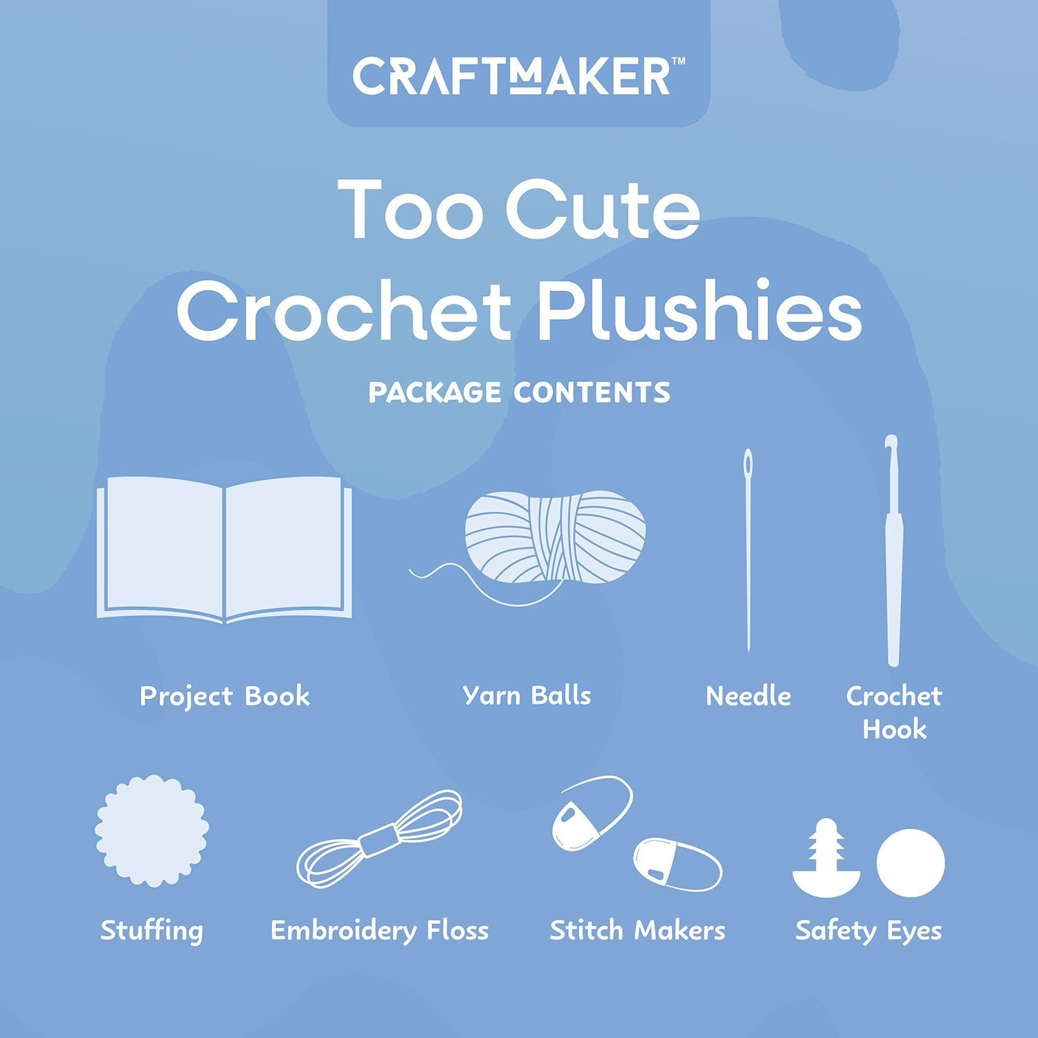 Parragon Publishing Cute Crochet Animals craft kit for 8+ Years Kids - Art & Craft