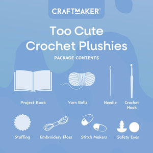 Parragon Publishing Cute Crochet Animals craft kit for 8+ Years Kids - Art & Craft