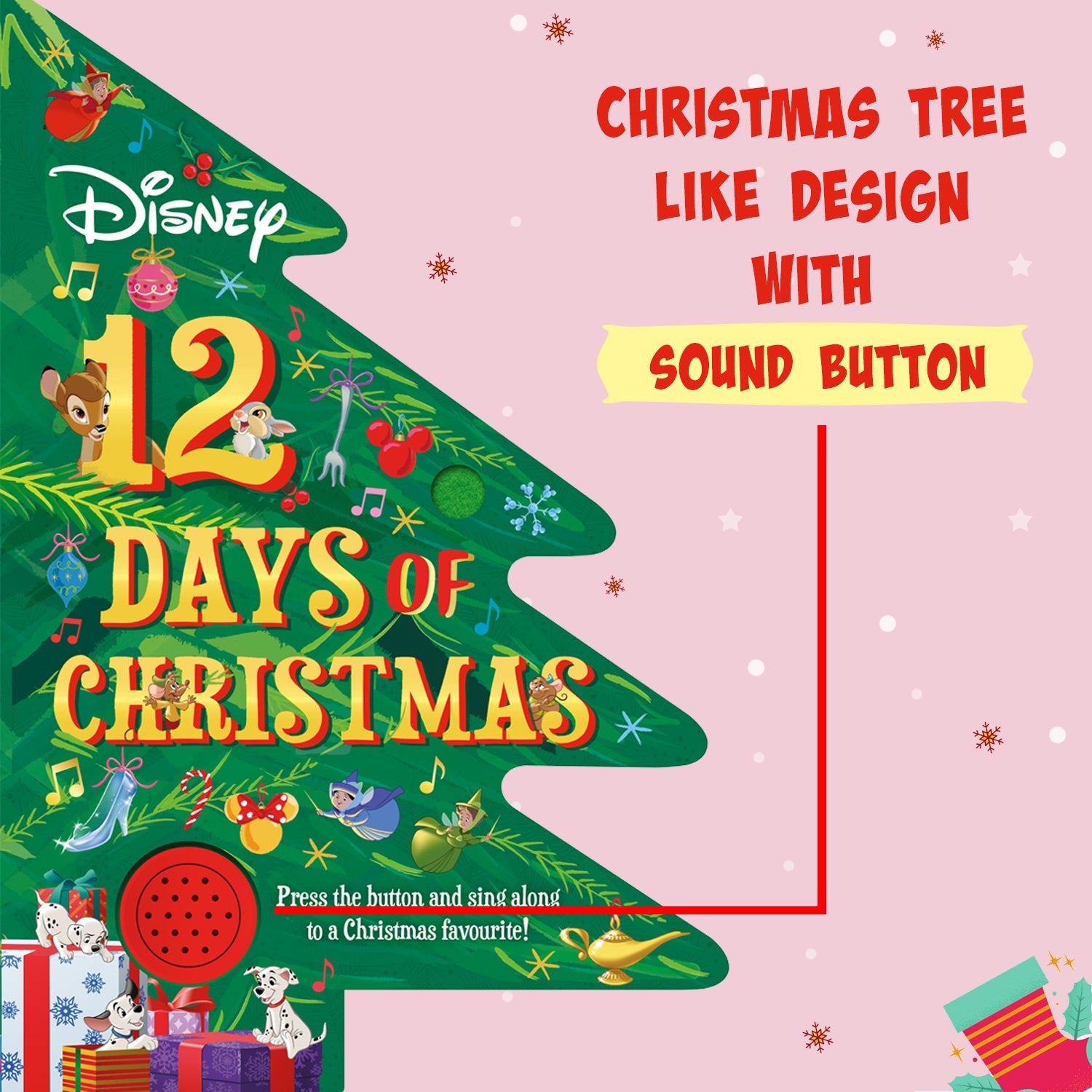 Parragon Publishing Disney: 12 Days of Christmas (Sound Book) - 9781838526245