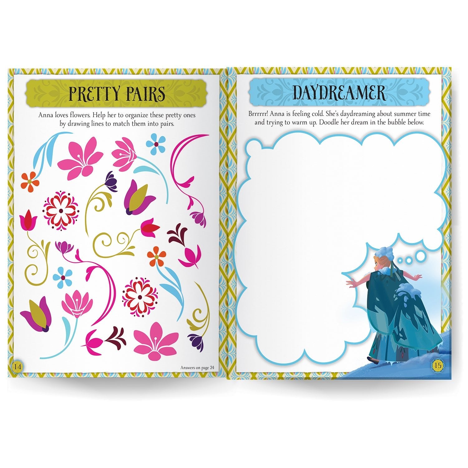 Parragon Publishing Disney Frozen: 4 - in - 1 Activity Book Puzzles, Colouring, Games, and More - 9788197245725