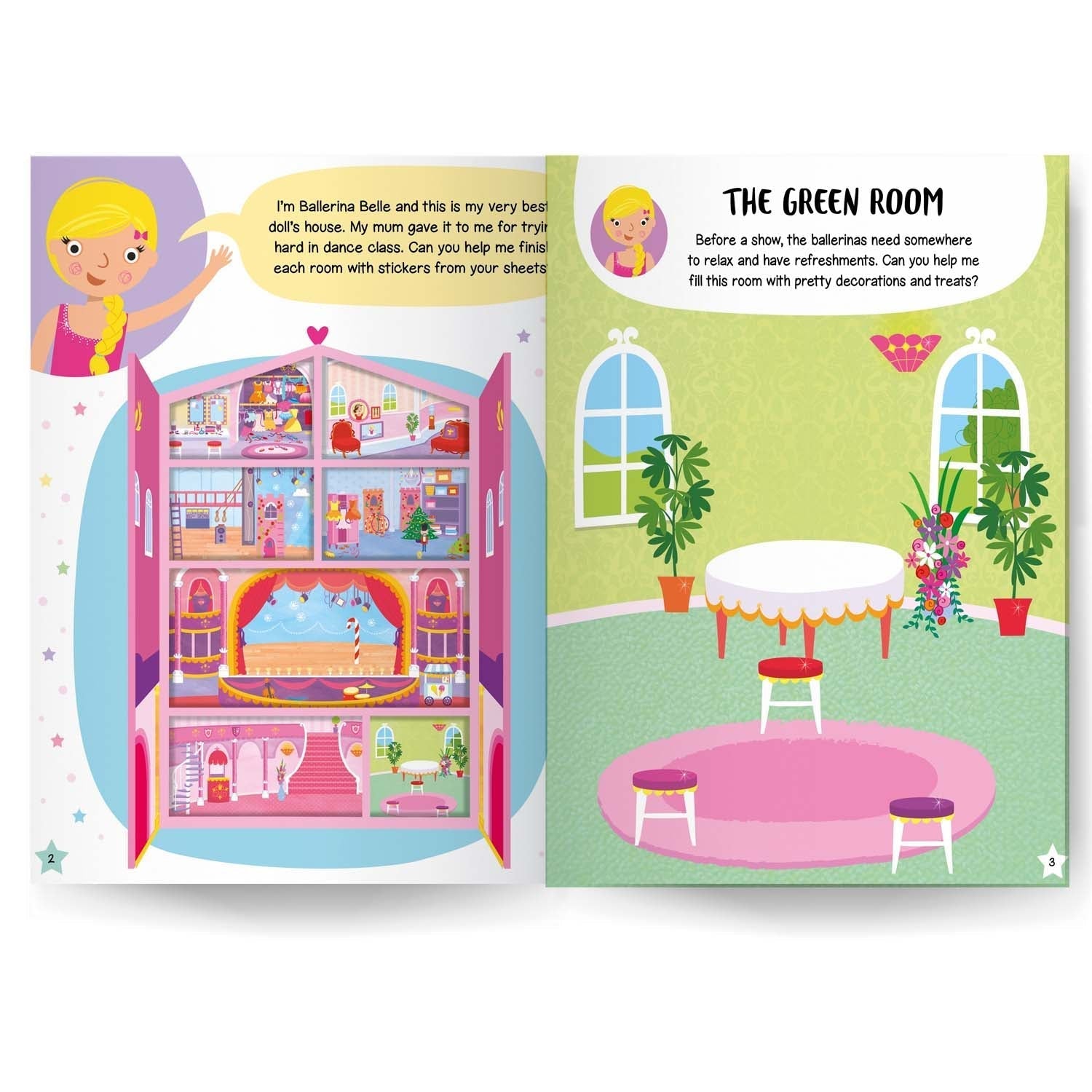 Parragon Publishing Doll’s House: Ballerina Sticker Book for Children Ages 8 - 12 - Sticker Book
