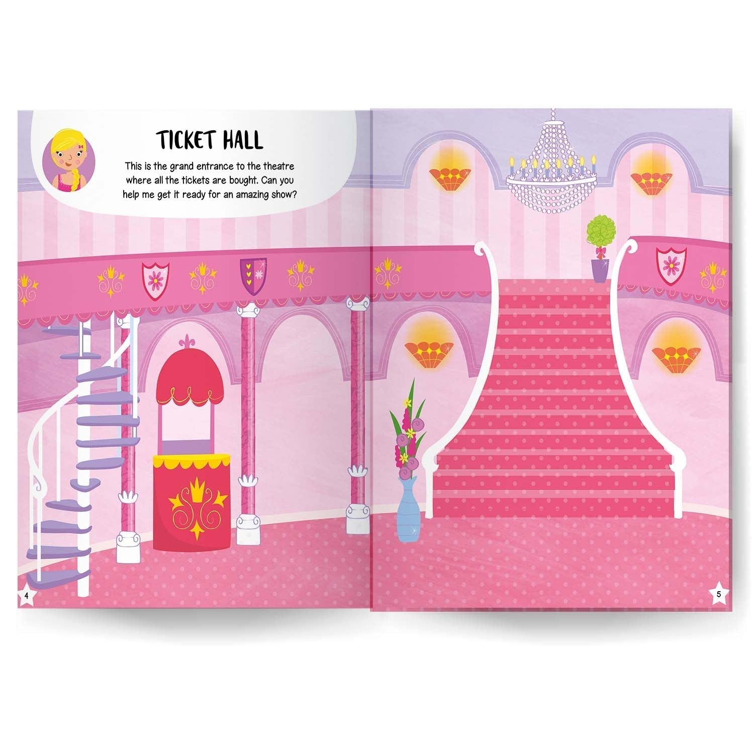Parragon Publishing Doll’s House: Ballerina Sticker Book for Children Ages 8 - 12 - Sticker Book