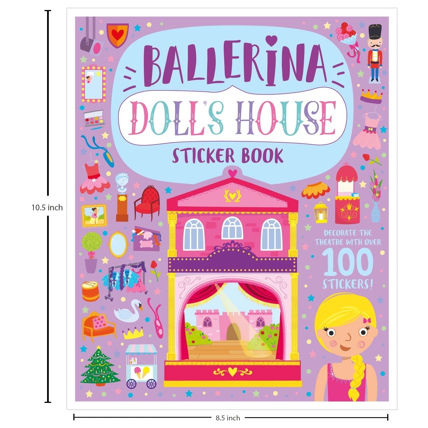 Parragon Publishing Doll’s House: Ballerina Sticker Book for Children Ages 8 - 12 - Sticker Book