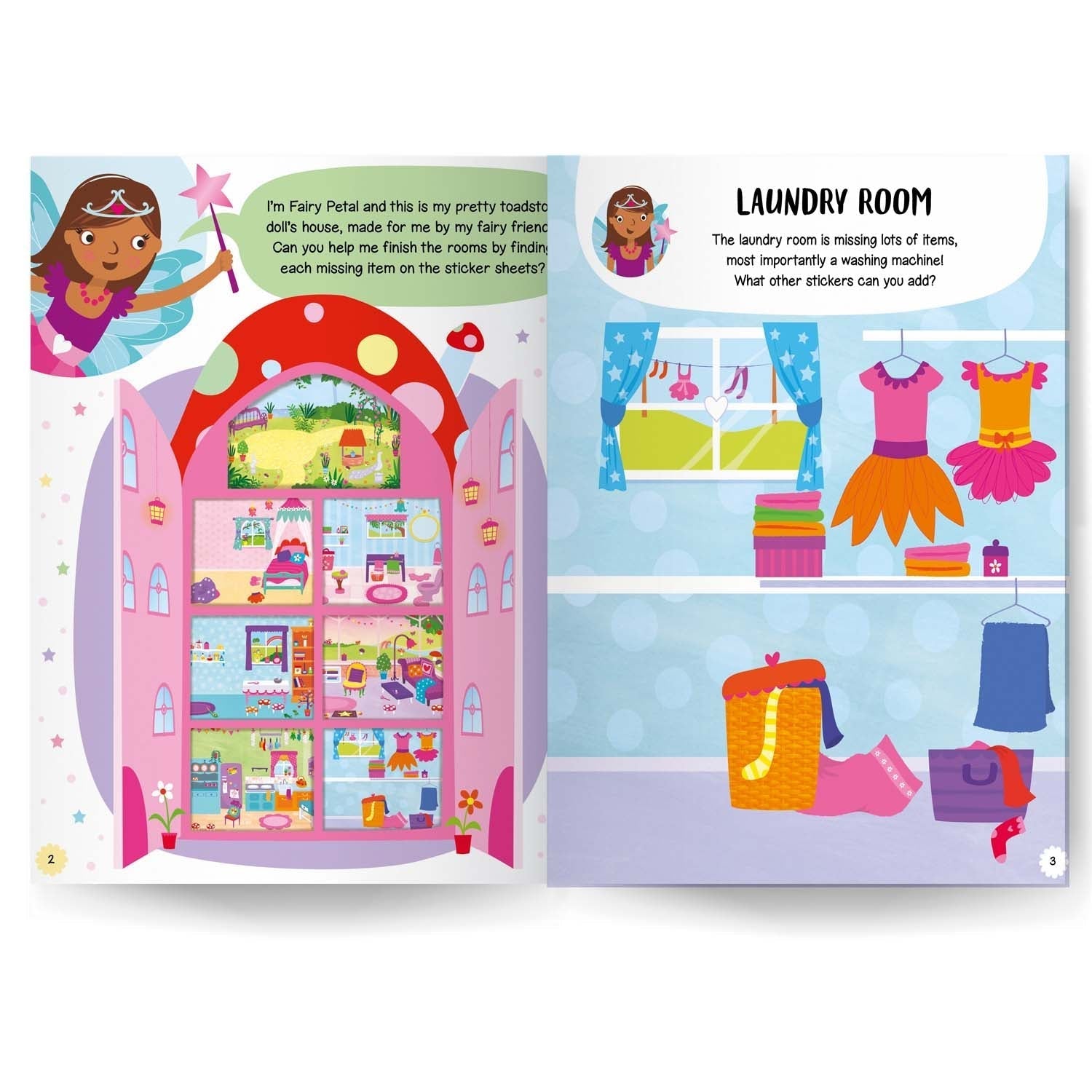 Parragon Publishing Doll’s House:Fairy Sticker Book for Children's age 4 - 6 years - Sticker Book