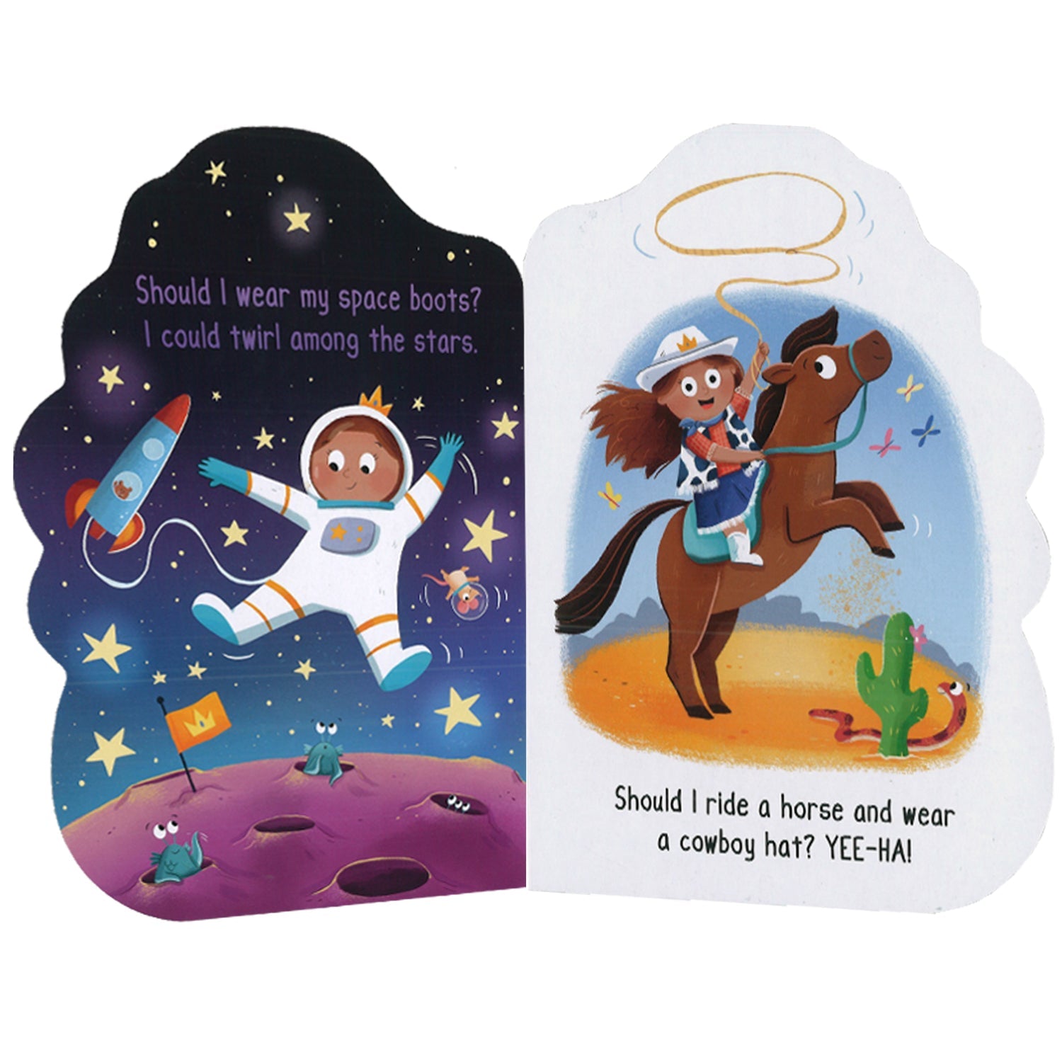 Parragon Publishing Dress up with Princess (Shaped Board Book) - 9781803682334