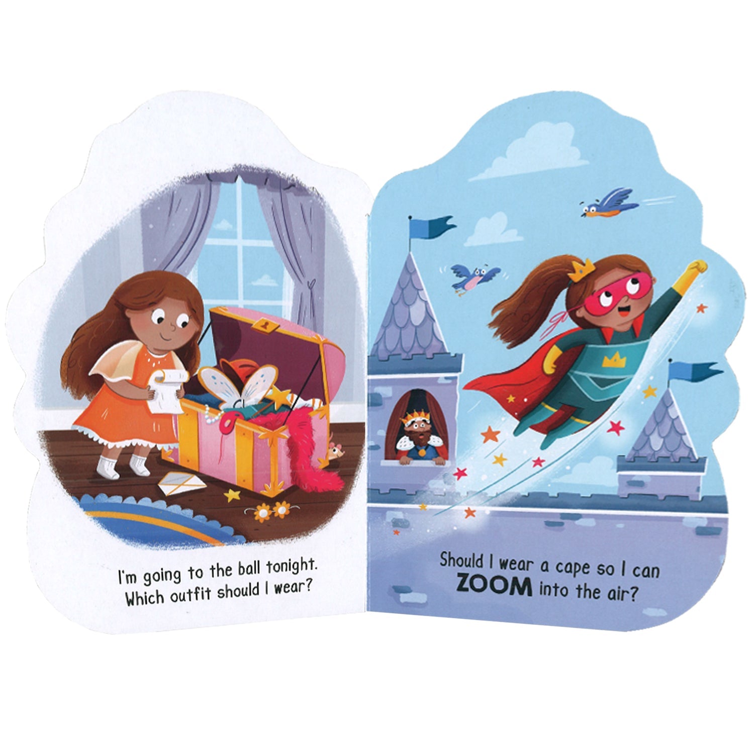 Parragon Publishing Dress up with Princess (Shaped Board Book) - 9781803682334