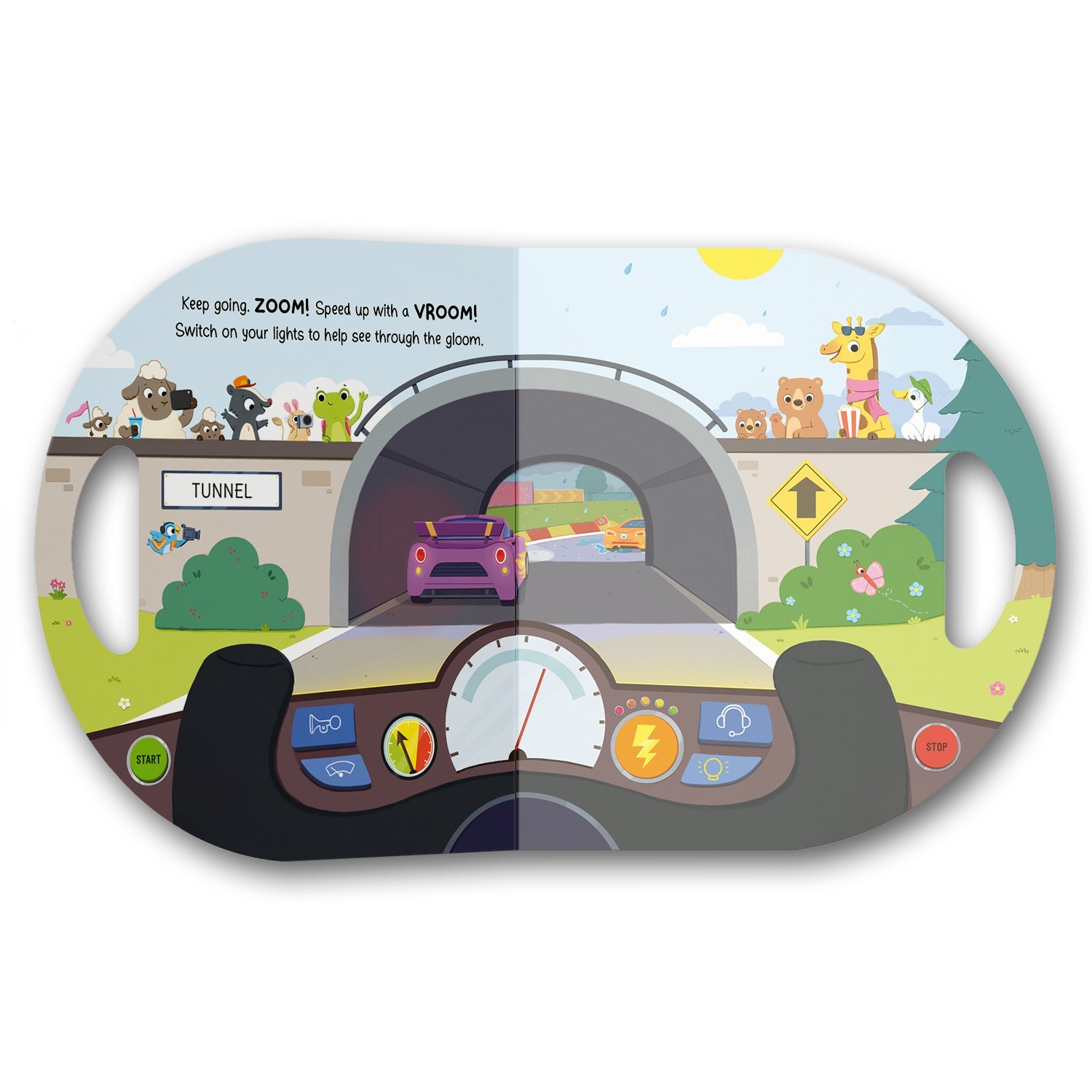 Parragon Publishing Drive Me! Race Car | Early Learning Book | Die - Cut Book - 9781837711154