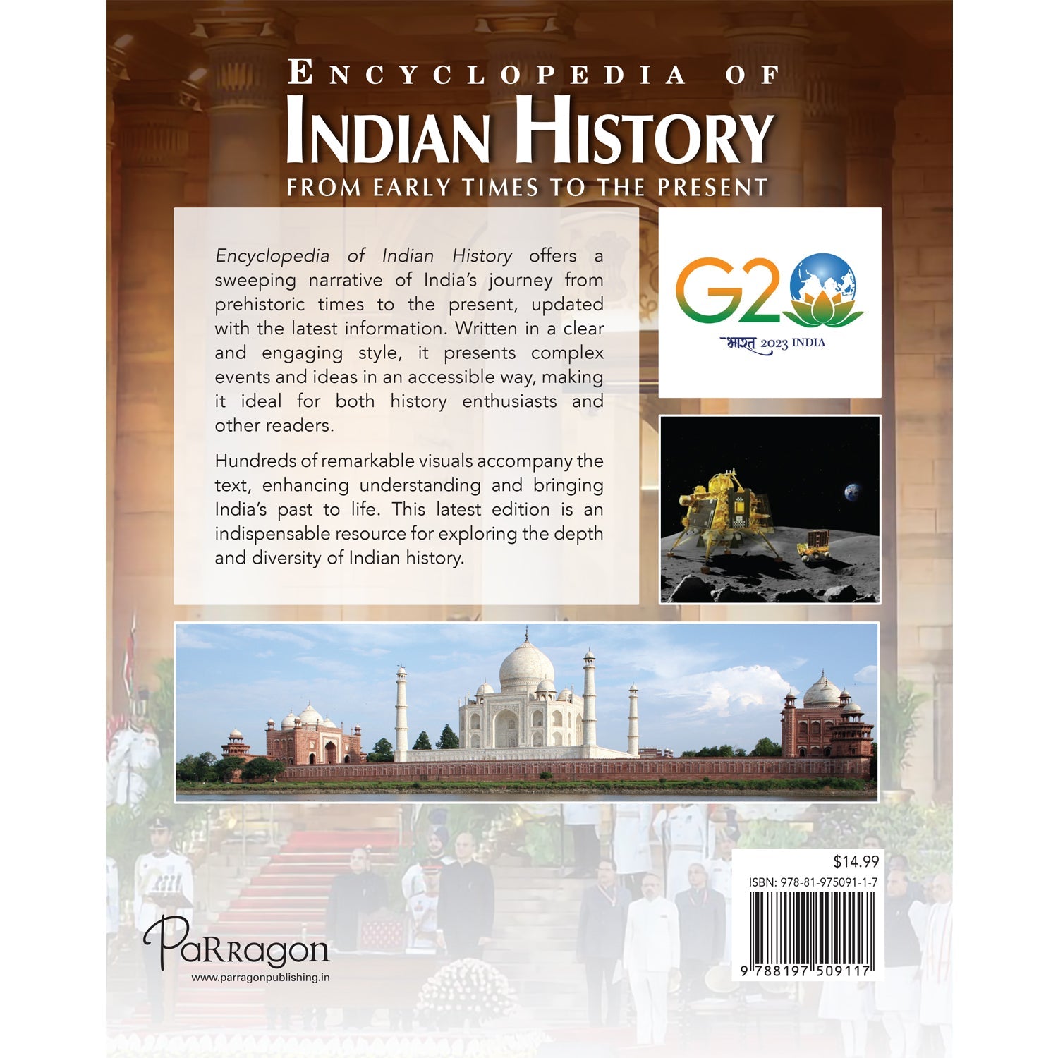 Parragon Publishing Encyclopedia of Indian History A Fascinating Journey Through India’s From the Past to the Present - 9788197509117