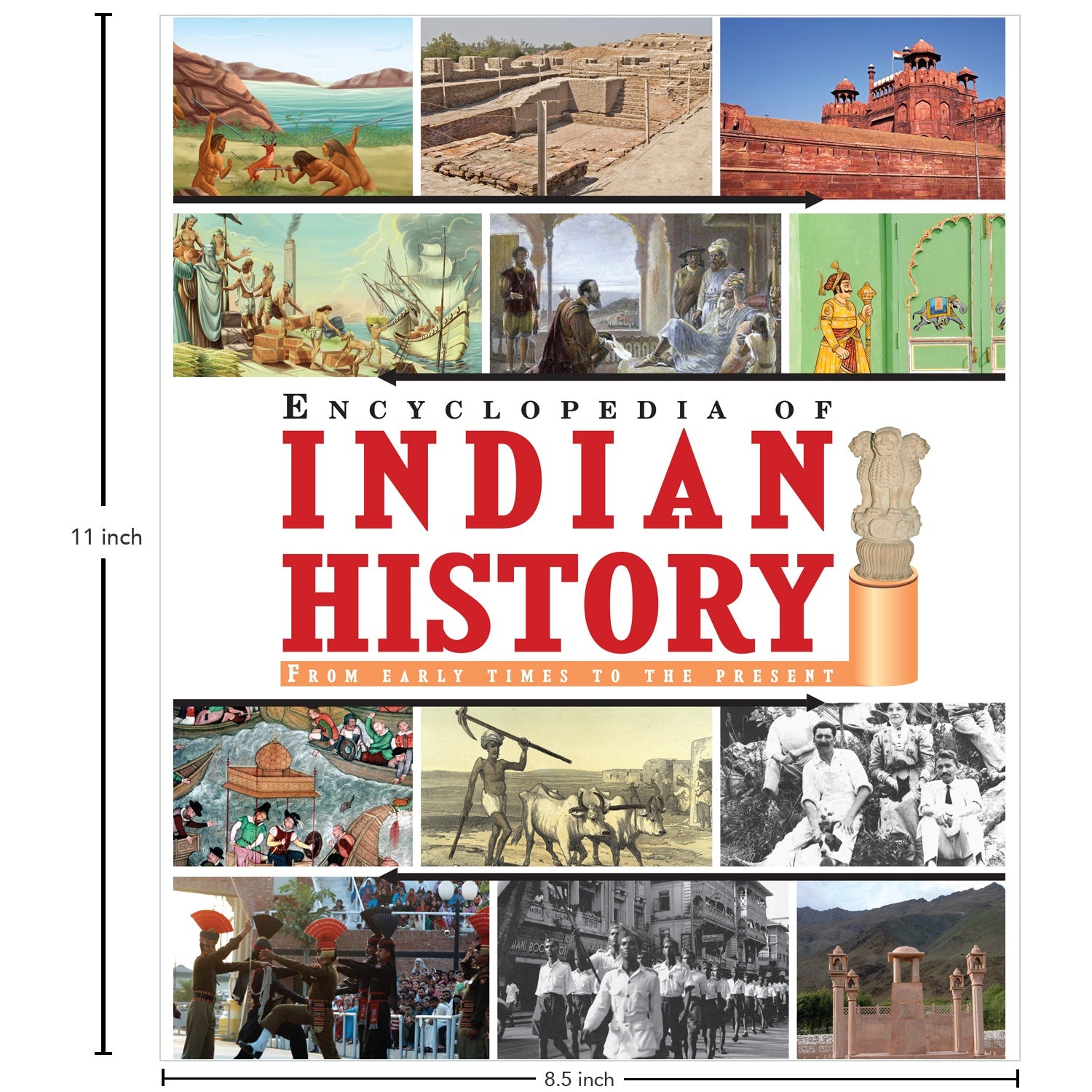 Parragon Publishing Encyclopedia of Indian History A Fascinating Journey Through India’s From the Past to the Present - 9788197509117