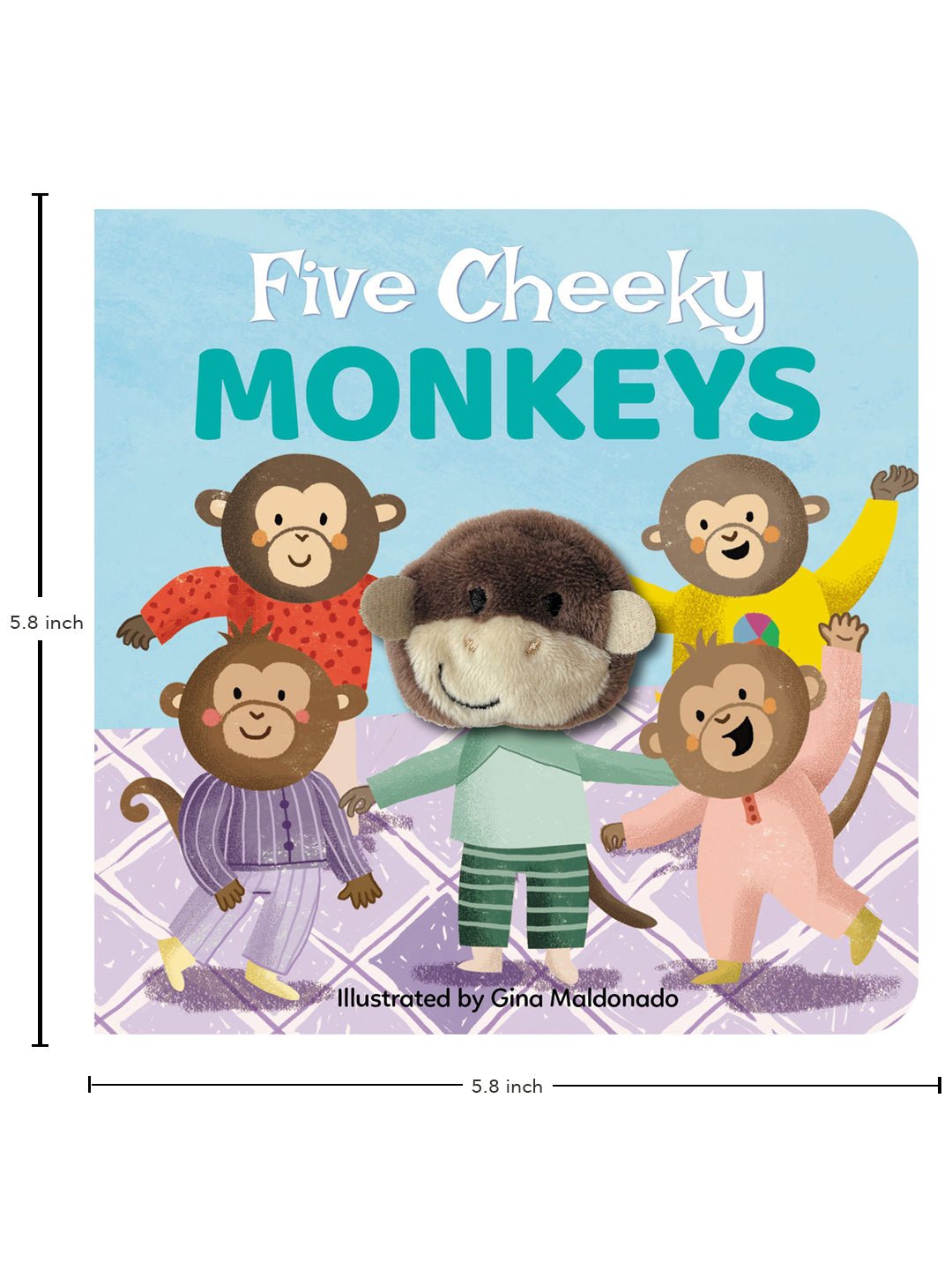 Parragon Publishing Finger Puppet Book - Cheeky Monkey (large format) - 9780655231790