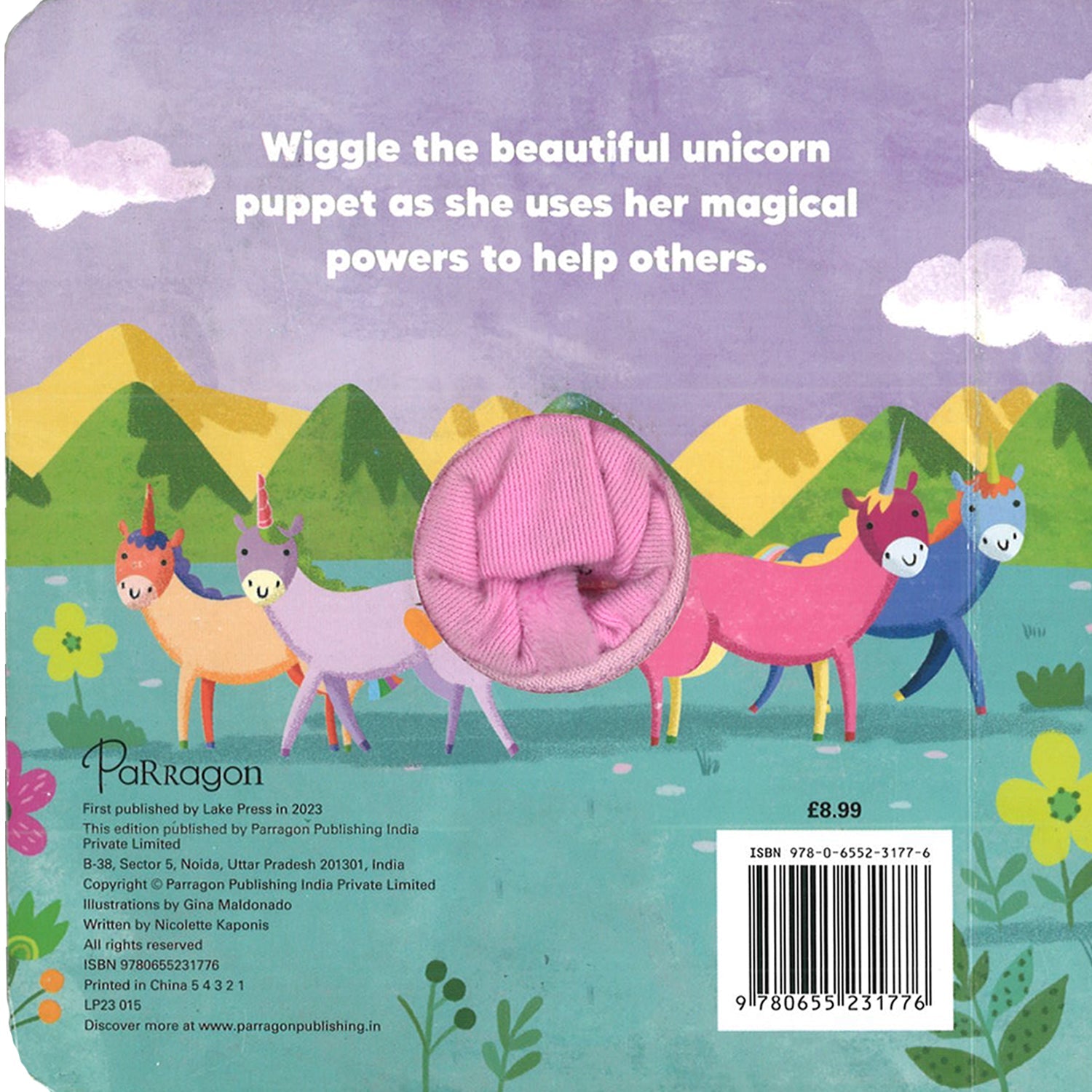 Parragon Publishing Finger Puppet Book - Magical Unicorn Puppet Book - 9780655231776