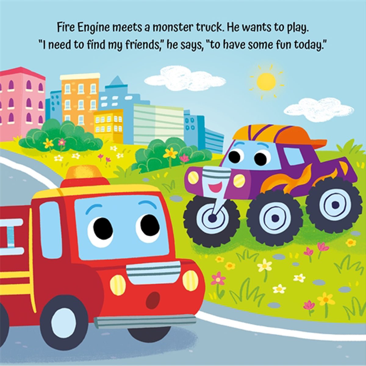 Parragon Publishing Fire Engine Saves the Day (3D Touch & Feel Fun) - 9781839034275