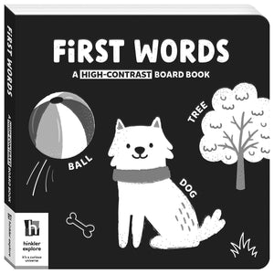 Parragon Publishing First Words High-Contrast Board Book | The Mom Store - Early Learning Book