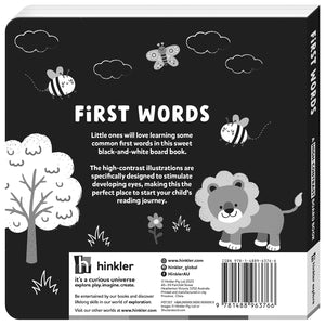 Parragon Publishing First Words High-Contrast Board Book | The Mom Store - Early Learning Book