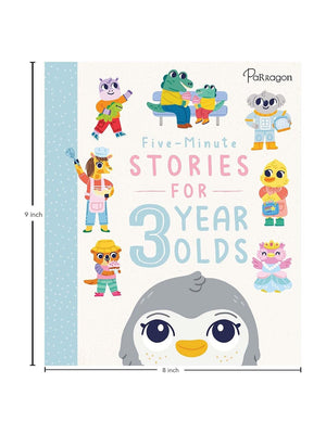 Parragon Publishing Five - Minute Stories for 3 Year Olds - 9781837710560