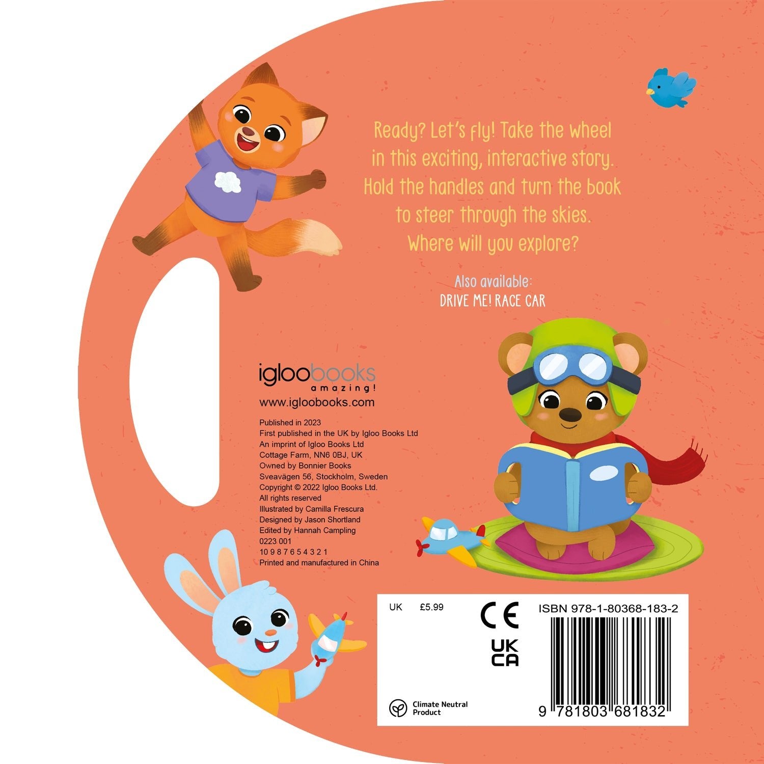 Parragon Publishing Fly Me! Plane | Early Learning Book | Die - Cut Book - 9781837711147