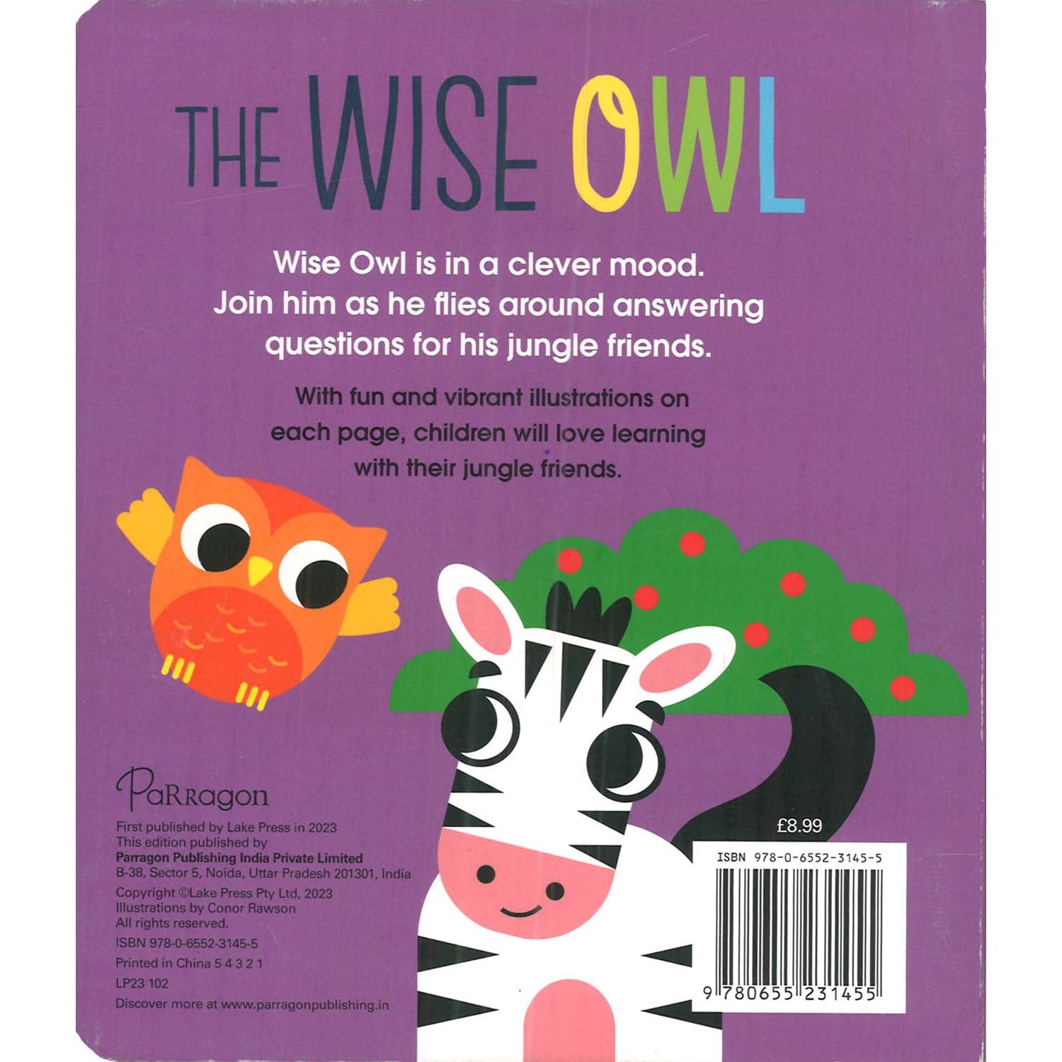 Parragon Publishing Graduating Board Book – The Wise Owl - 9780655231455