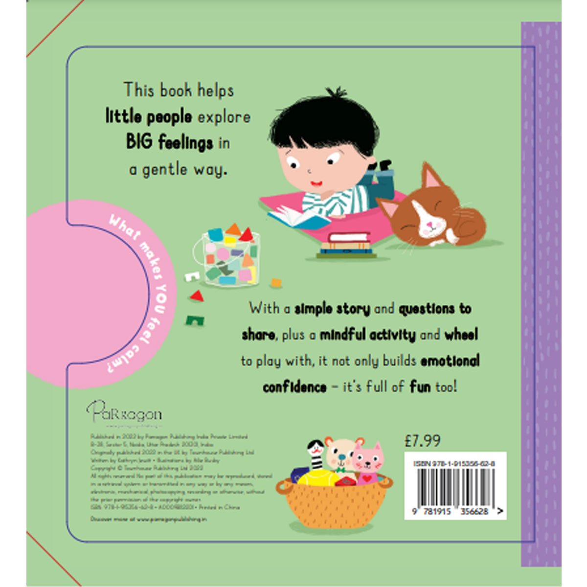 Parragon Publishing I Can Be Calm A SMALL PERSON'S GUIDE TO BIG FEELINGS - 9781915356628