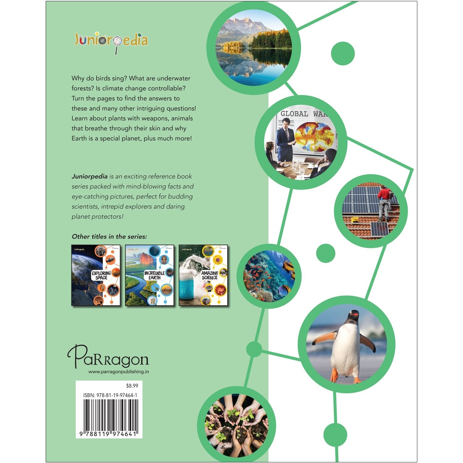 Parragon Publishing Juniorpedia: Environment A Fun Guide for Children Ages 8 - 12 - Educational Books
