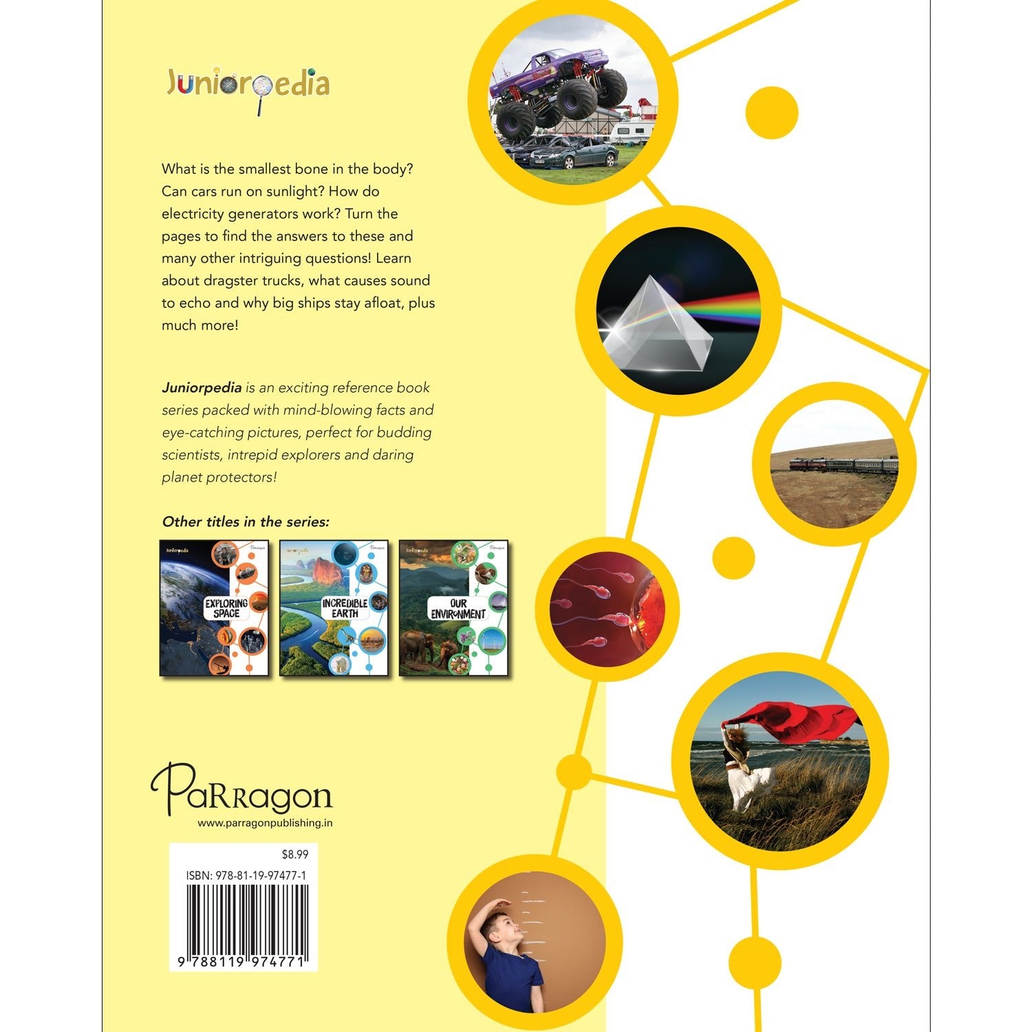 Parragon Publishing Juniorpedia: Science Facts Book for Children Ages 8 to 12 - Educational Books