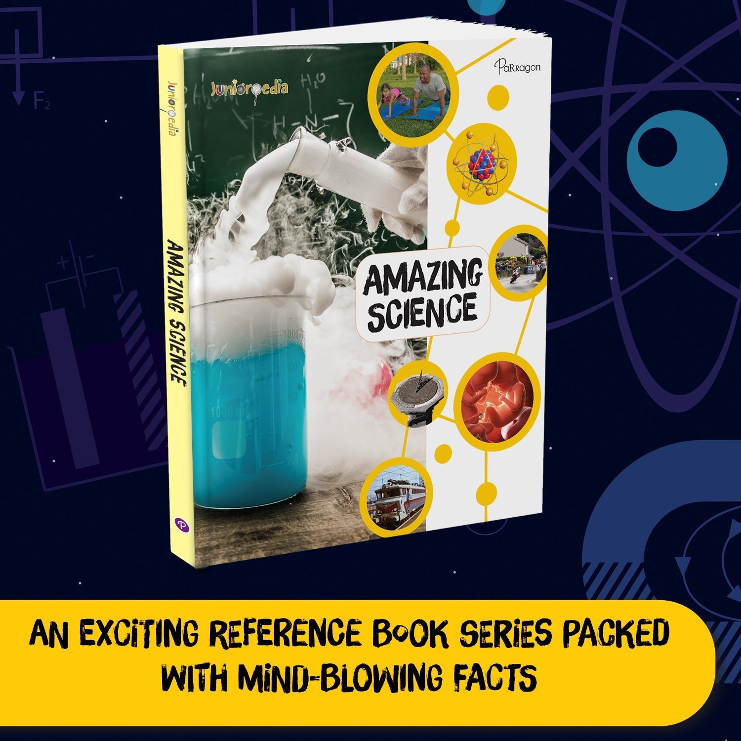 Parragon Publishing Juniorpedia: Science Facts Book for Children Ages 8 to 12 - Educational Books