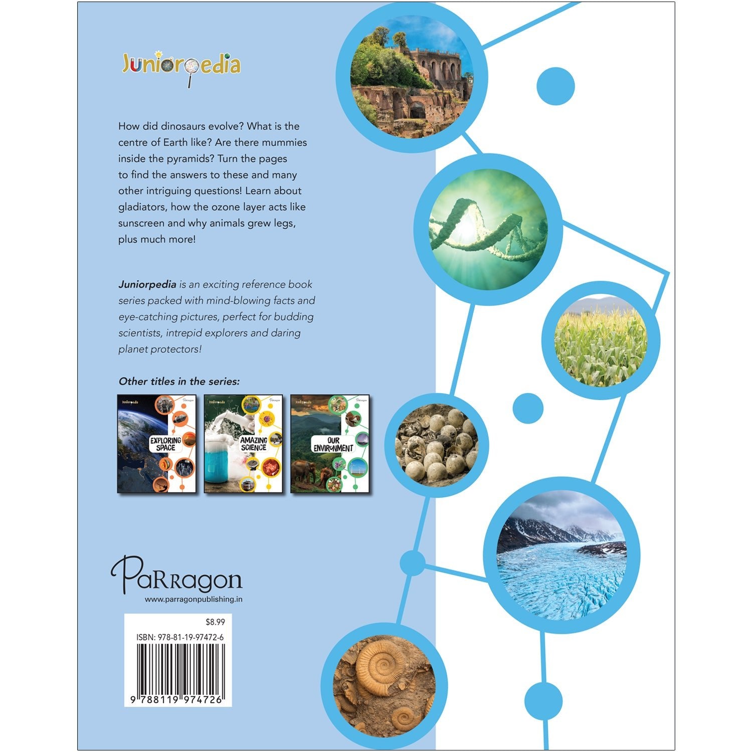 Parragon Publishing Juniorpedia: The Wonders of Planet for Children Ages 8 to 12 - Educational Books