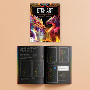 Parragon Publishing Kaleidoscope Etch Art Creations Book for 8 - 12 years kids - Coloring Book