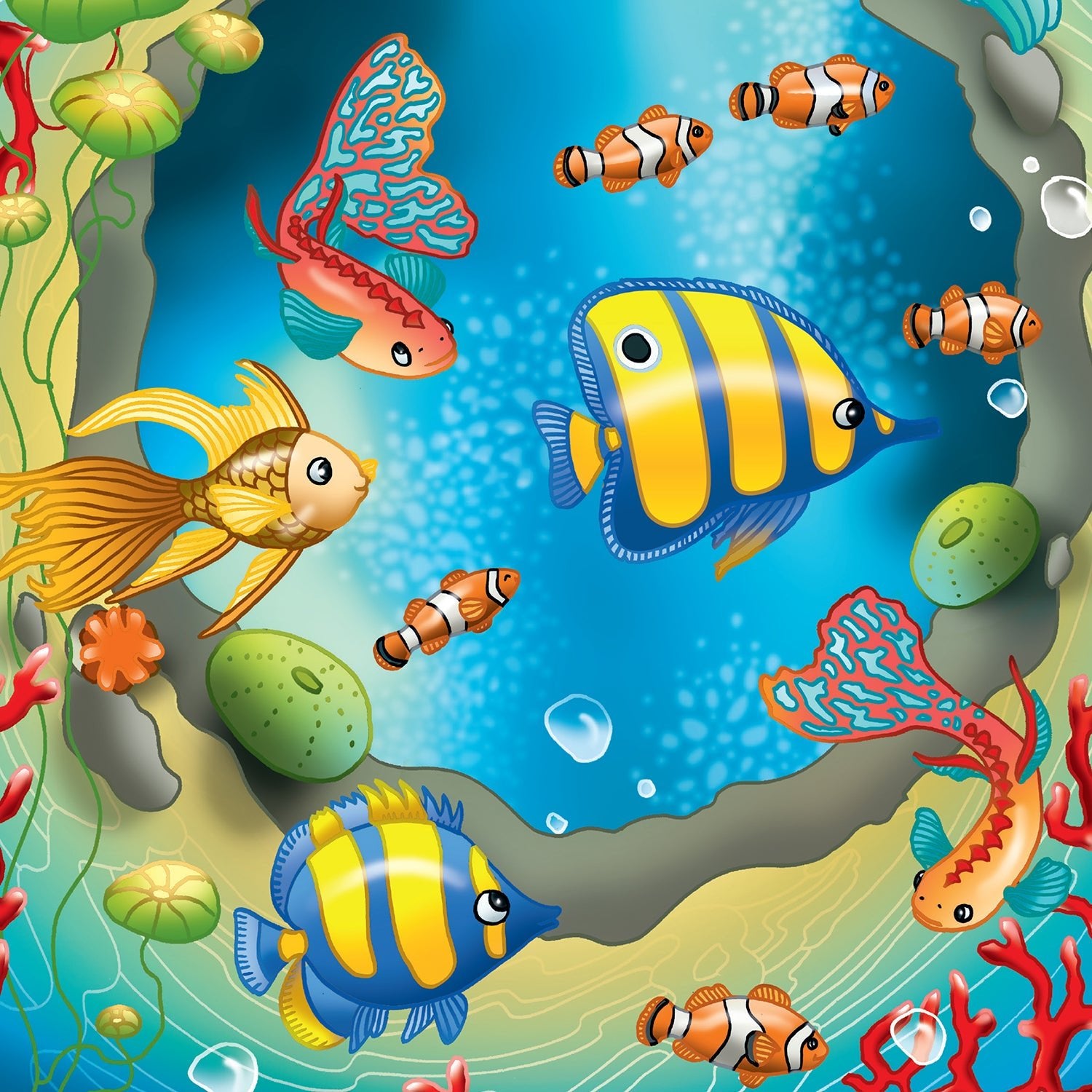 Parragon Publishing Kaleidoscope Etch Art Ocean book for 8 - 12 years kids - Coloring Book