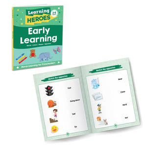 PARRAGON PUBLISHING Learning Heroes: Early Learning Set of 4 Books - Activity Book