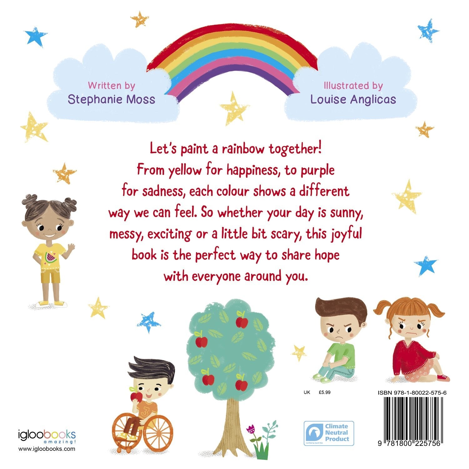 Parragon Publishing Life is a Rainbow Illustrated Storybook for Children Age 4 - 6 - Story Book