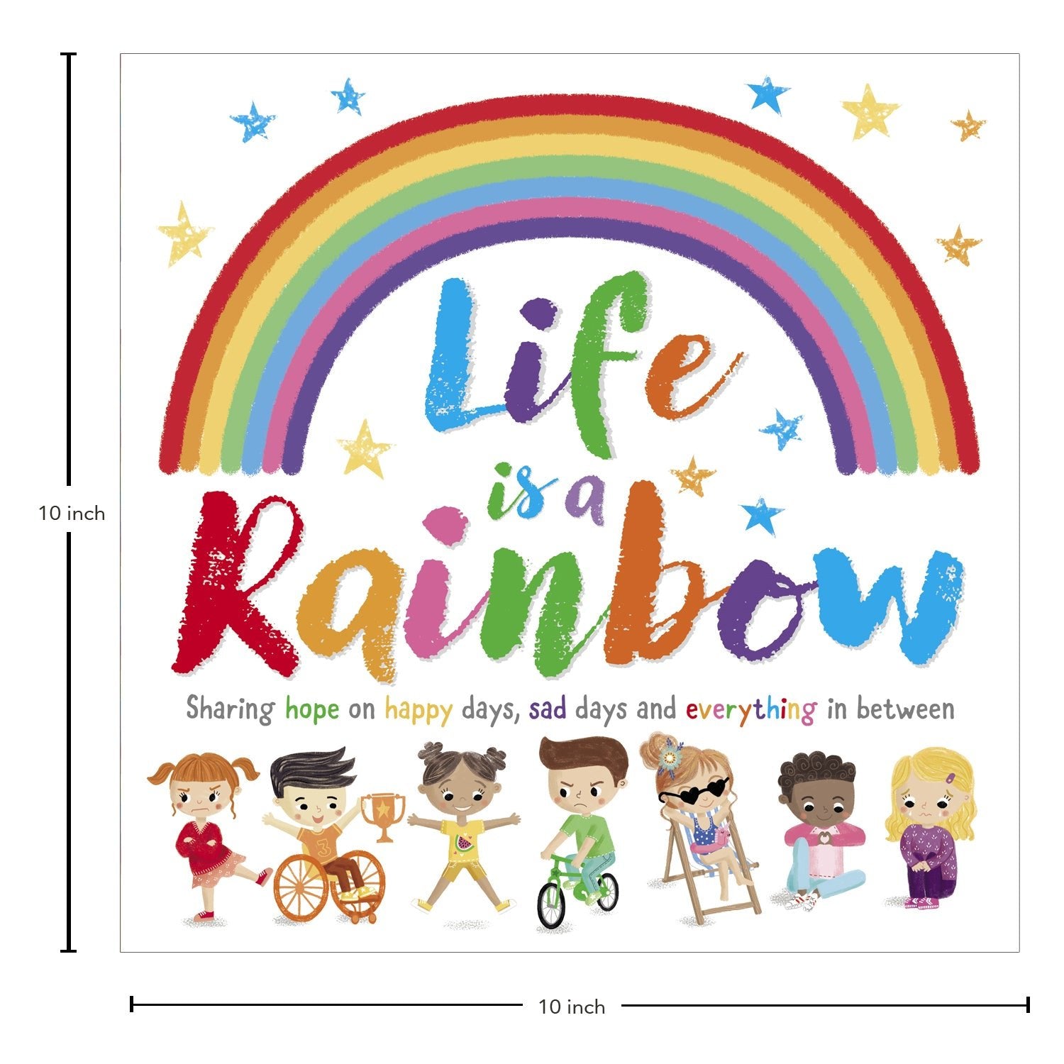 Parragon Publishing Life is a Rainbow Illustrated Storybook for Children Age 4 - 6 - Story Book
