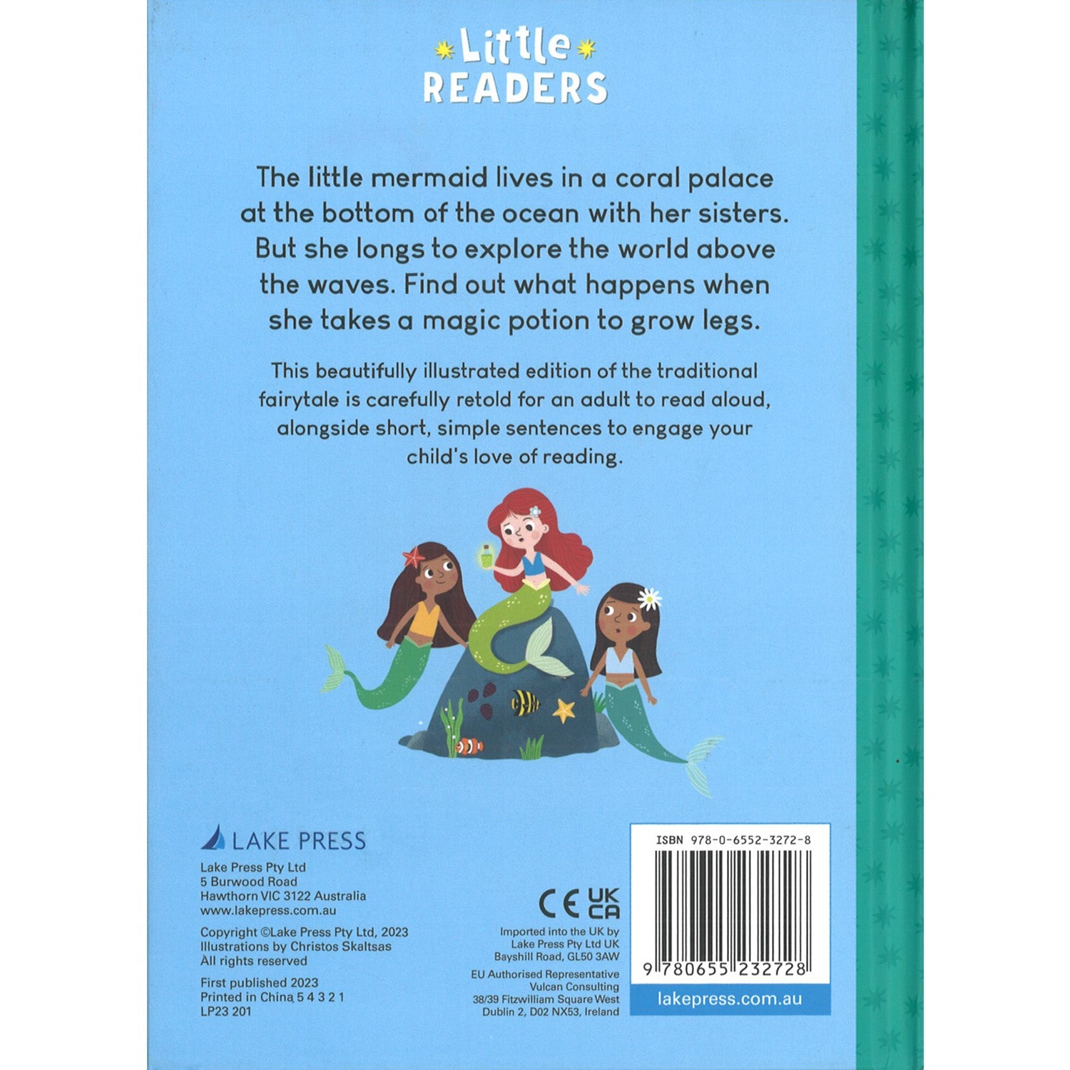 Parragon Publishing Little Readers - The Little Mermaid | Fairy tales for kids | Storybooks | Princess Stories for girls - 9780655232728