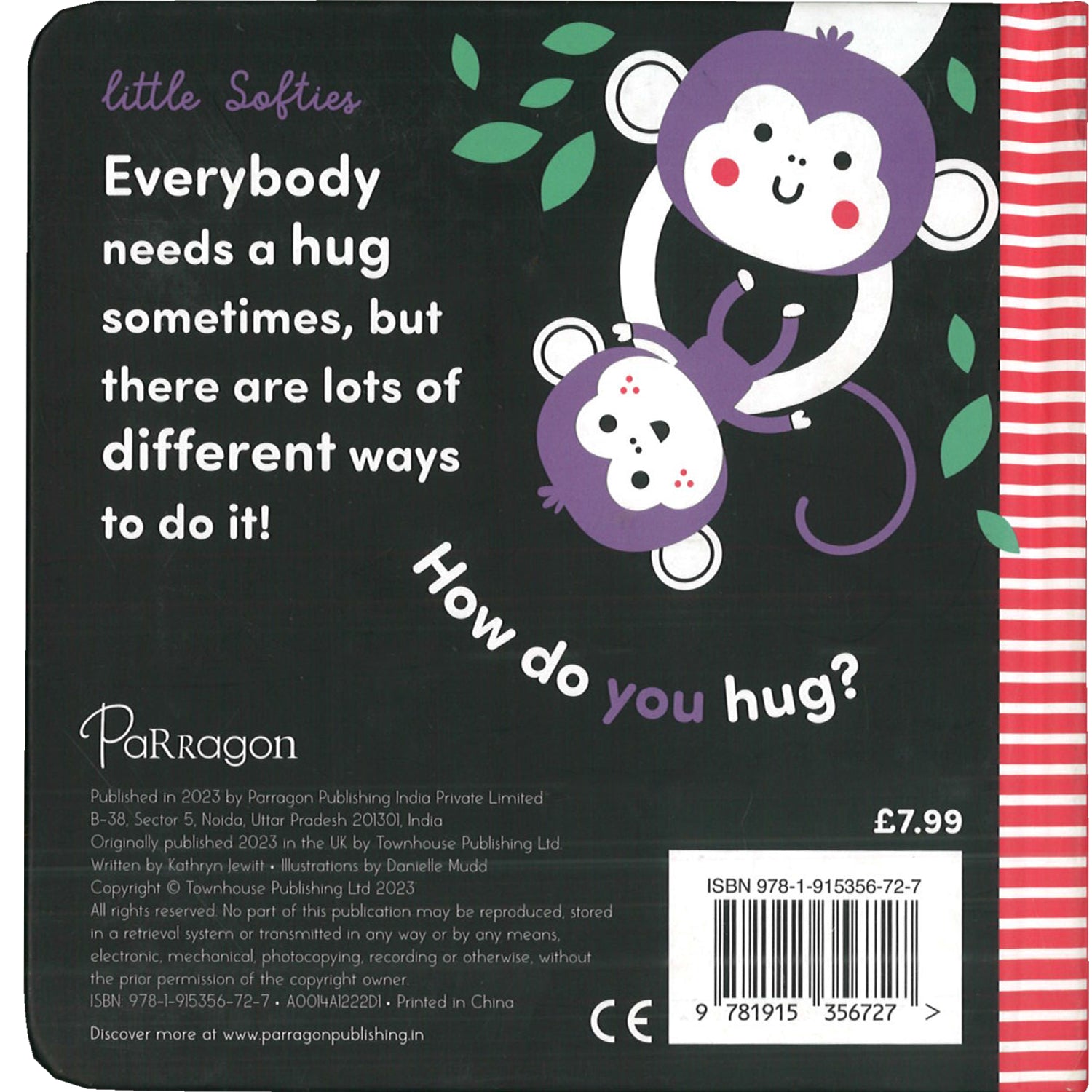 Parragon Publishing Little Softies How Do You Hug? Picture Book - 9781915356727