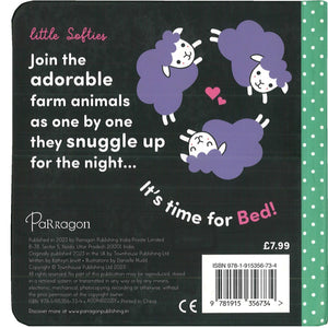 Parragon Publishing Little Softies: Time for Bed! (With Felt Edges) - 9781915356734