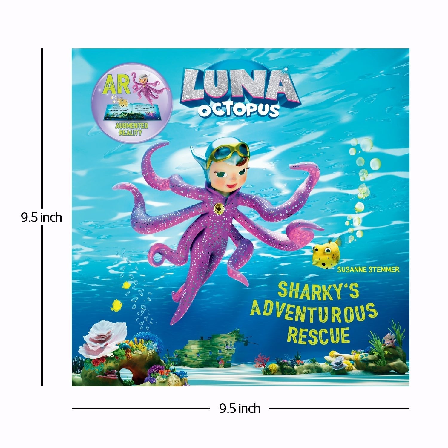 Parragon Publishing Luna Octopus Storybook Adventurous book for 3 - 5 Year Kids - Story Book