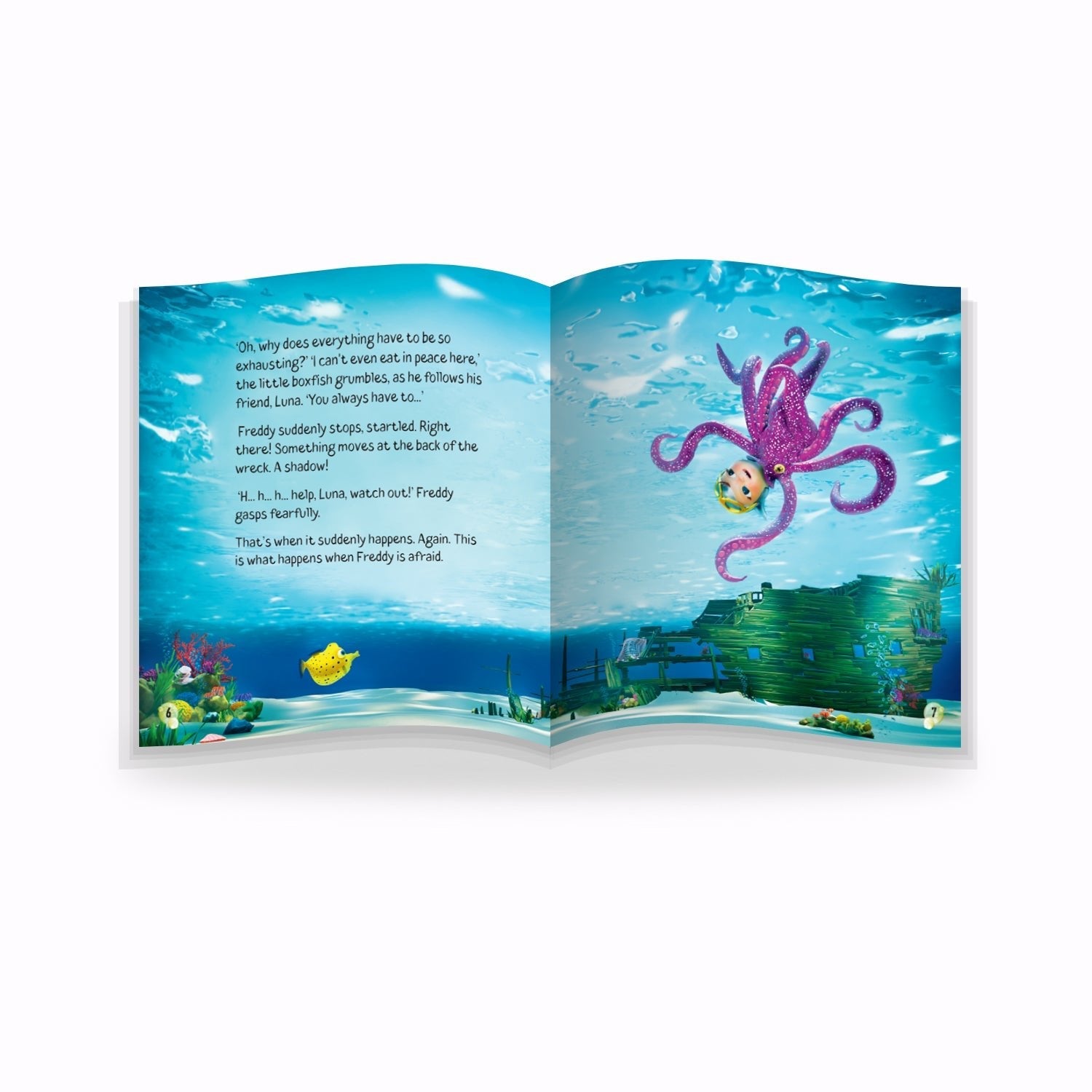 Parragon Publishing Luna Octopus Storybook Adventurous book for 3 - 5 Year Kids - Story Book