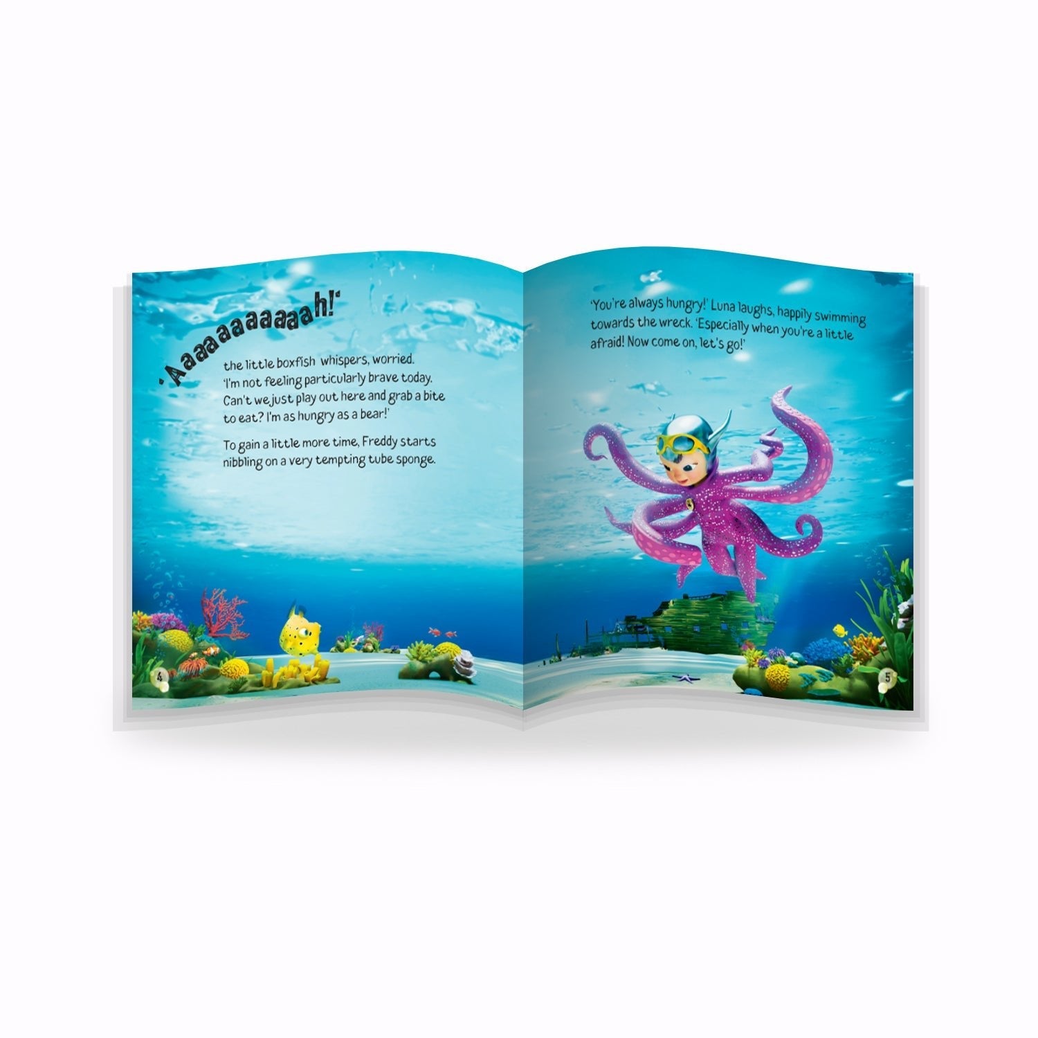 Parragon Publishing Luna Octopus Storybook Adventurous book for 3 - 5 Year Kids - Story Book