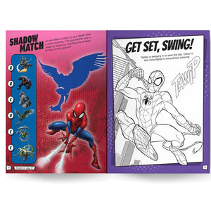 Parragon Publishing Marvel Spider - Man 1001 Stickers Book | Many Activities with Marvel Stickers for Kids - 9788119631049