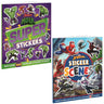 Parragon Publishing Marvel Sticker Hulk and Spider - Man Pack of 2 Books| Activity for Kids - 9788198022493