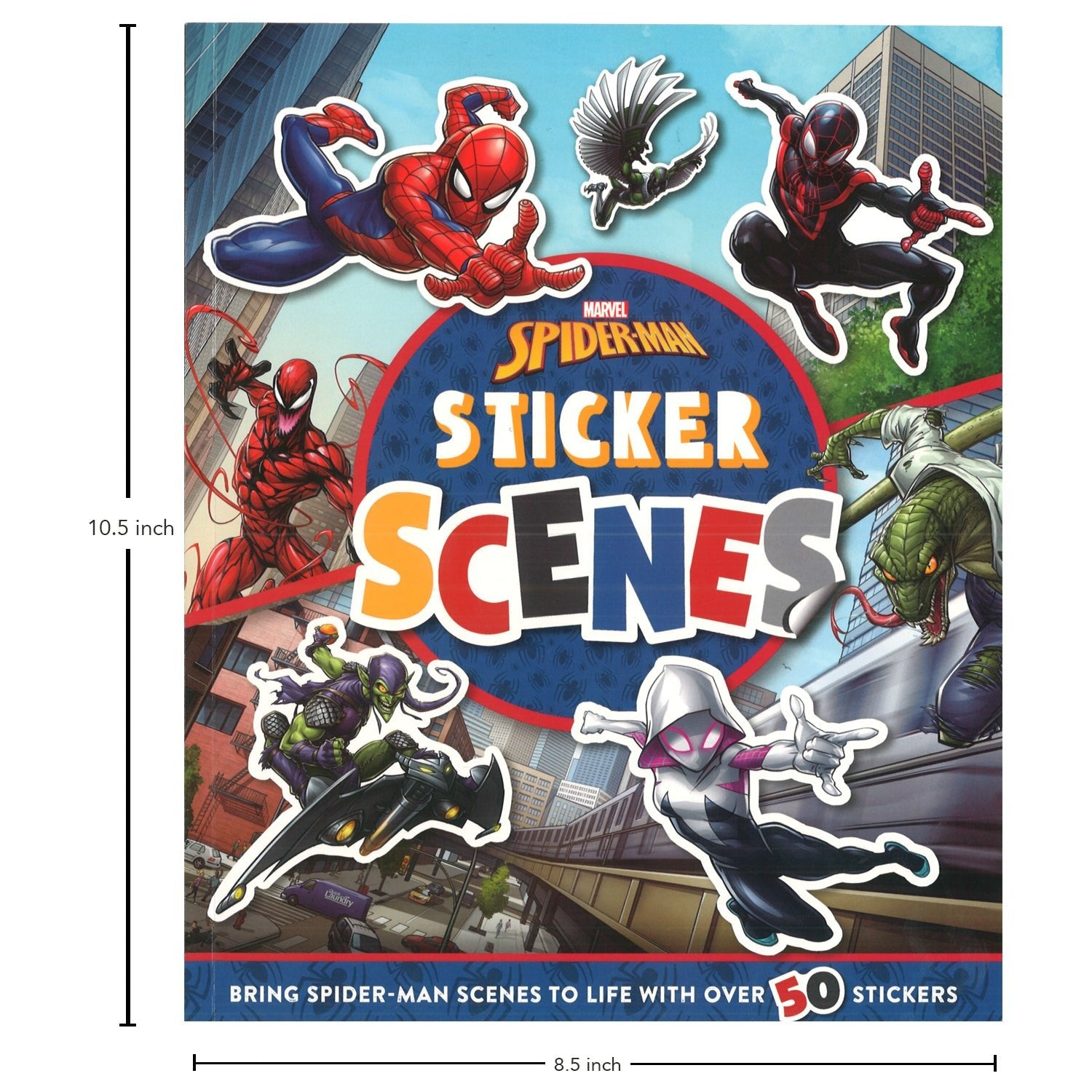 Parragon Publishing Marvel Sticker Hulk and Spider - Man Pack of 2 Books| Activity for Kids - 9788198022493