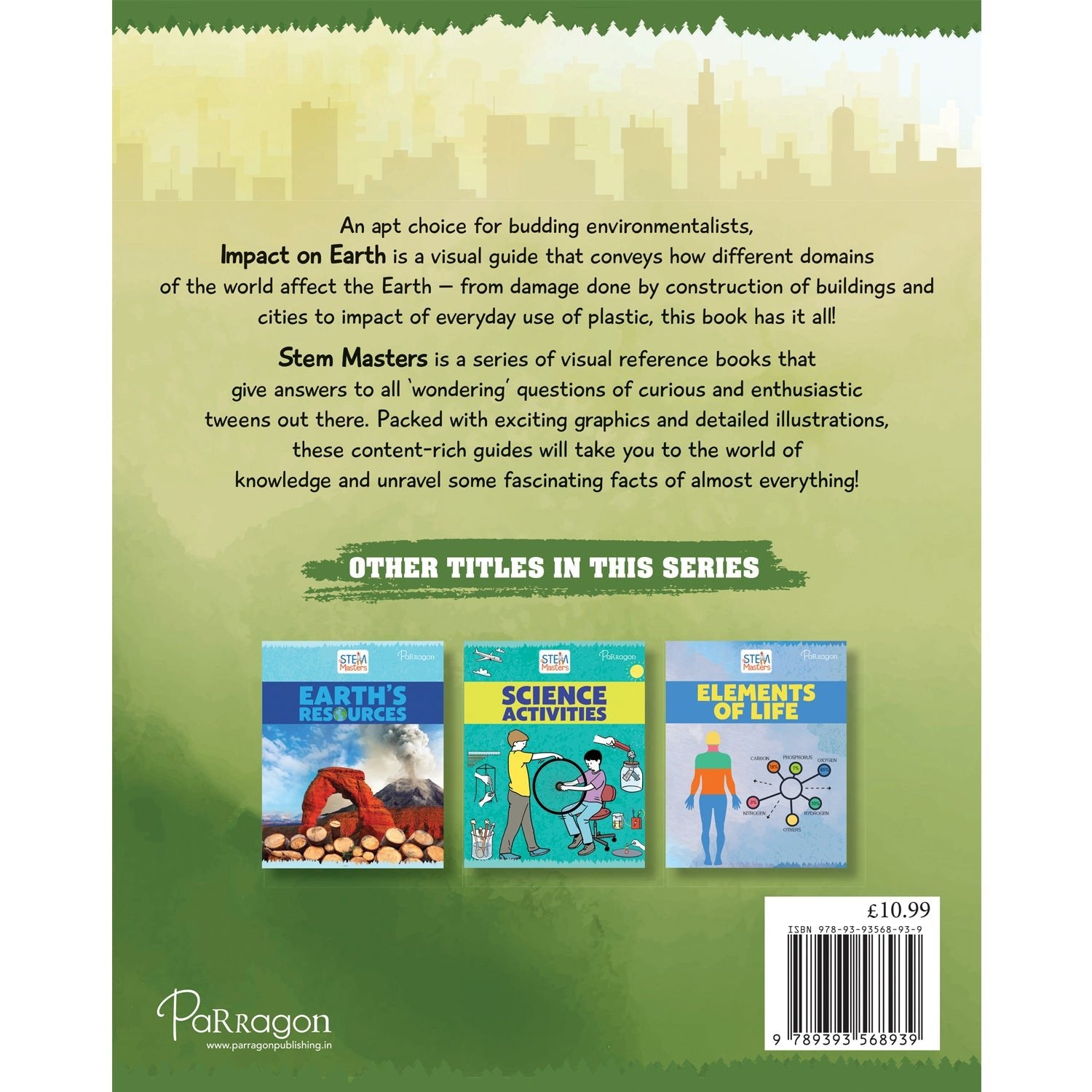 Parragon Publishing Masters: Impact on Earth | Reference Book for Kids - 9789393568939
