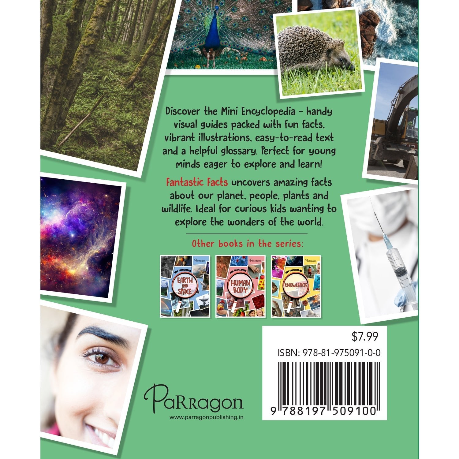 Parragon Publishing Mini Encyclopedia: Fantastic Facts Discover Amazing Trivia About Science, Nature, and More - 9788197509100