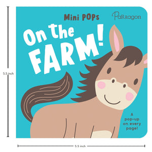 Parragon Publishing Mini Pops‐ On the Farm (Pop - up book) | For Kids 1 to 3 Year's Old - 9780655235071