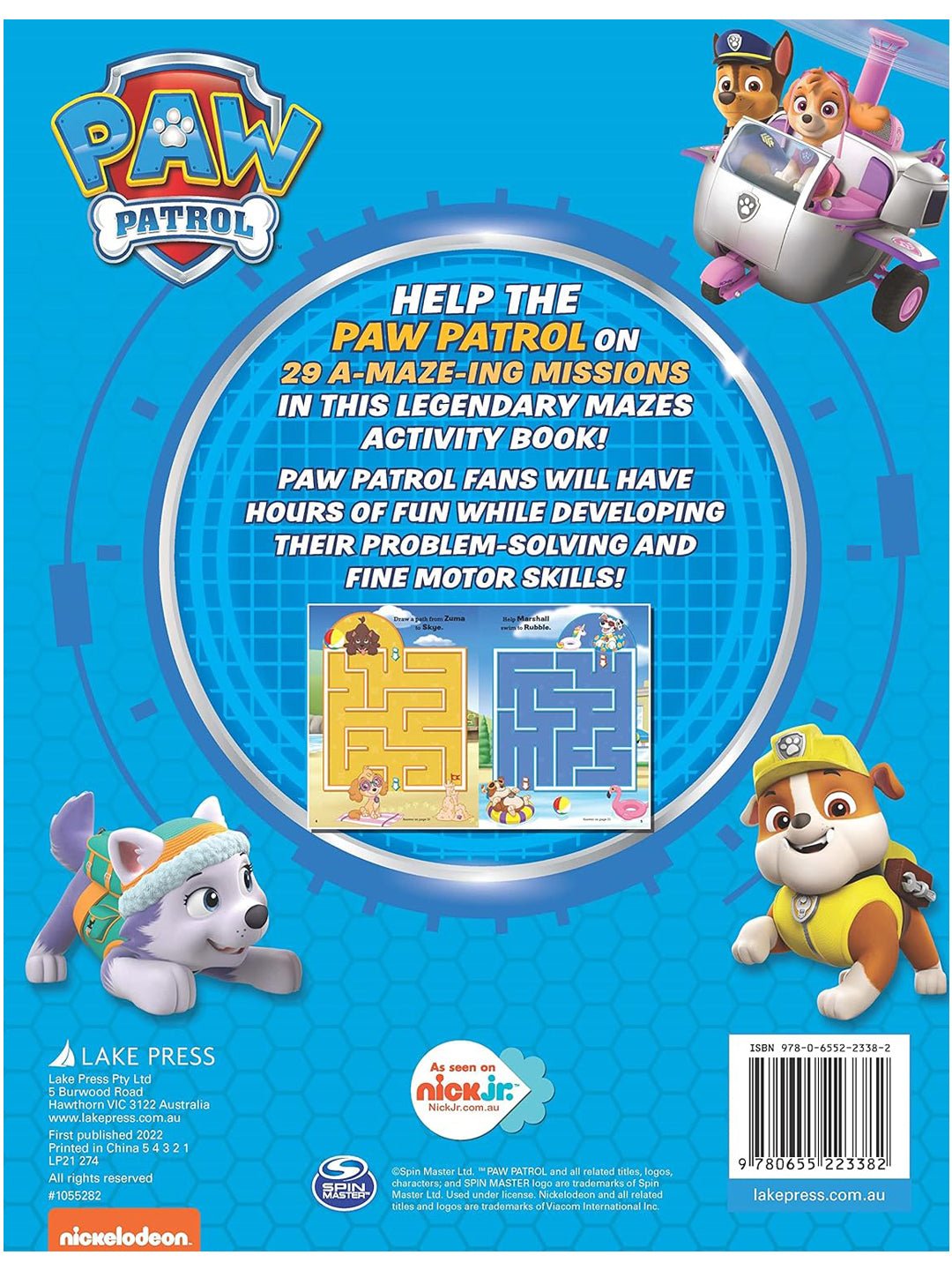 Parragon Publishing PAW Patrol: Legendary Mazes Activity Book - 9780655223382