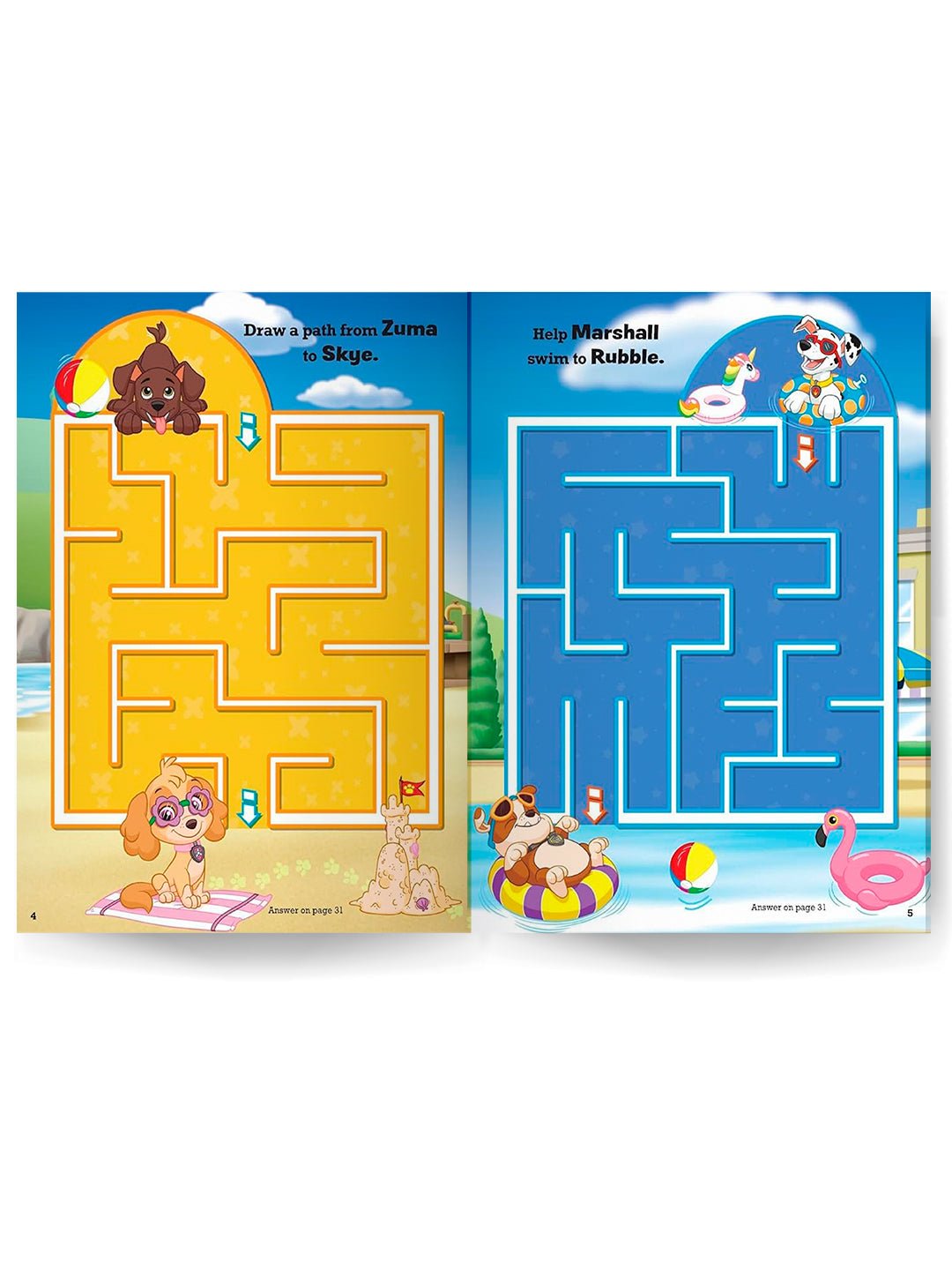 Parragon Publishing PAW Patrol: Legendary Mazes Activity Book - 9780655223382