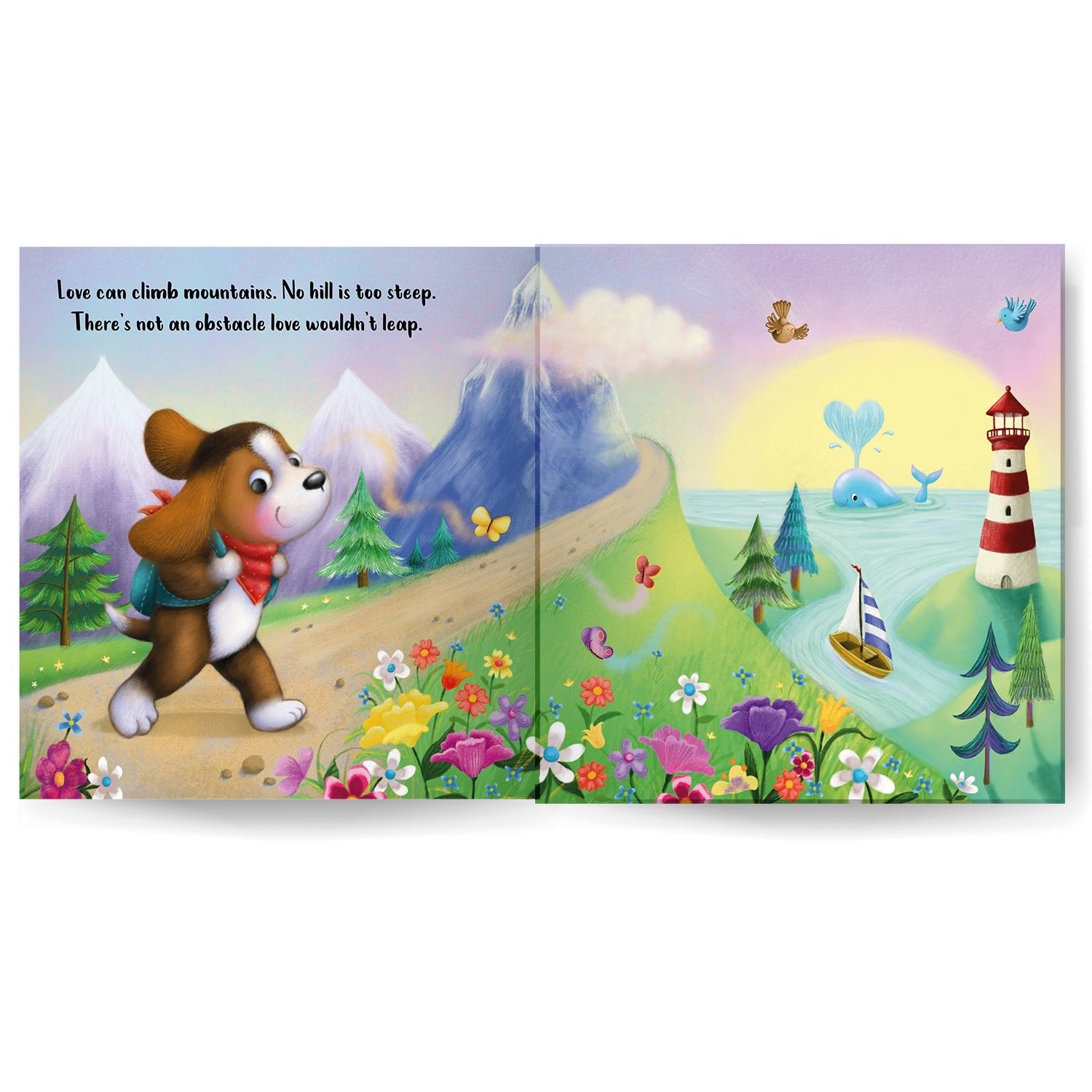 Parragon Publishing Picture Flats:Love Goes A Long Way Book for Children Age 4 - 6 - Story Book